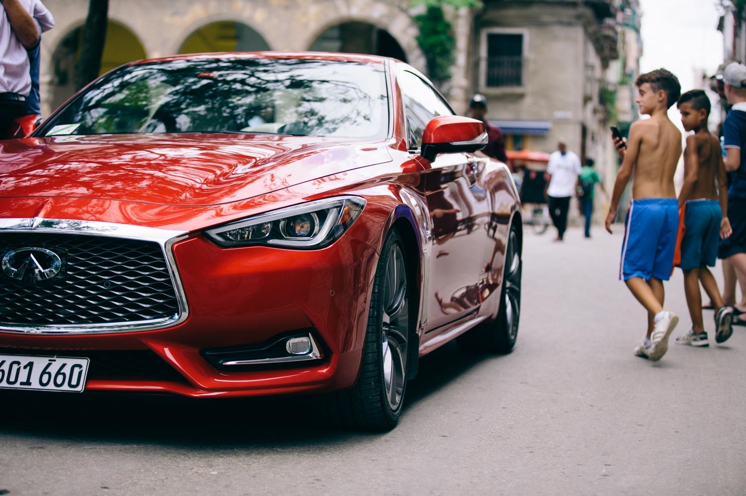 Infiniti registered the first US vehicle in Cuba for 60 years