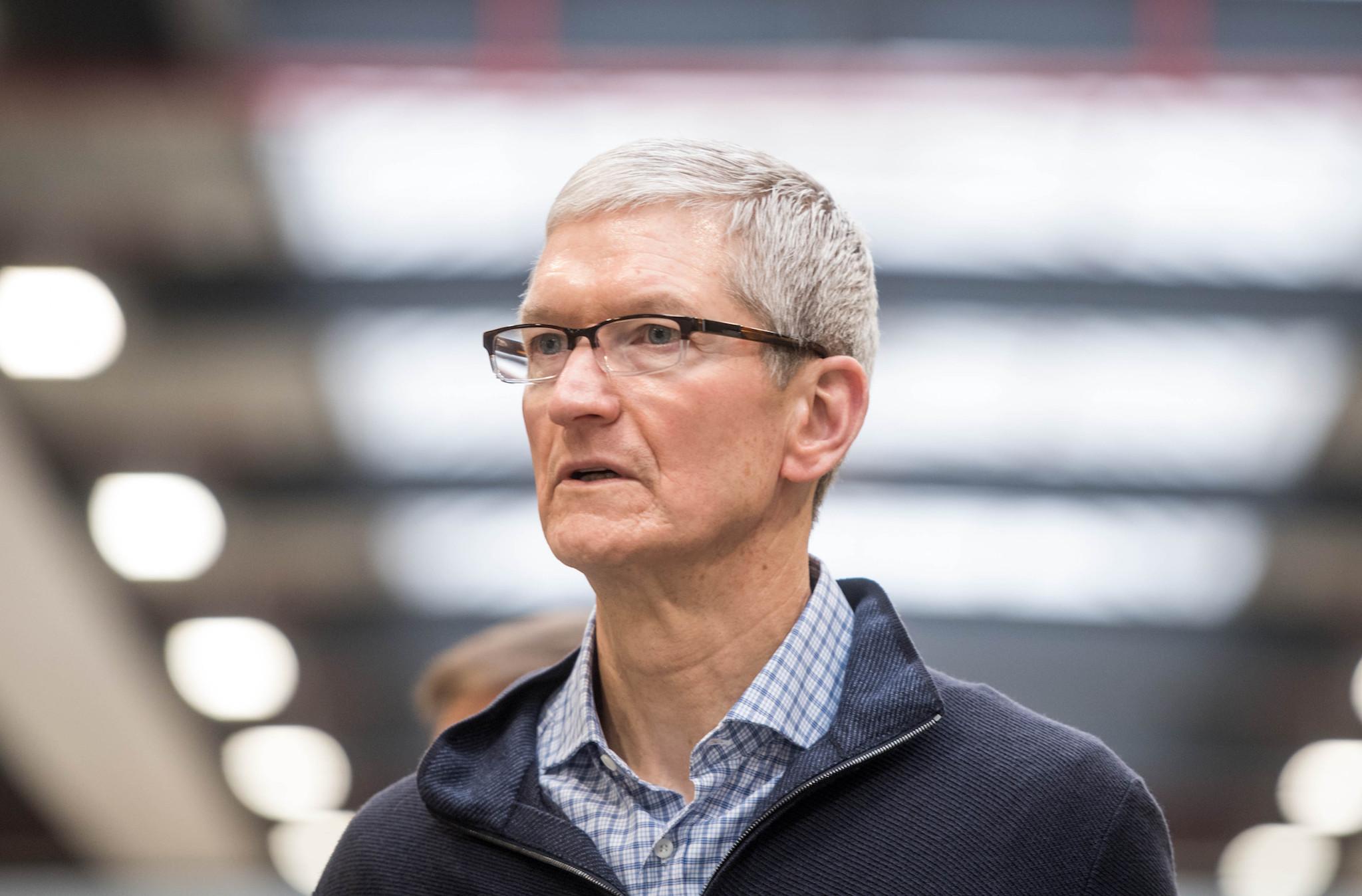 On silent: Apple chief executive Tim Cook has said little of the company’s ambitions in automotive beyond developing infomation systems