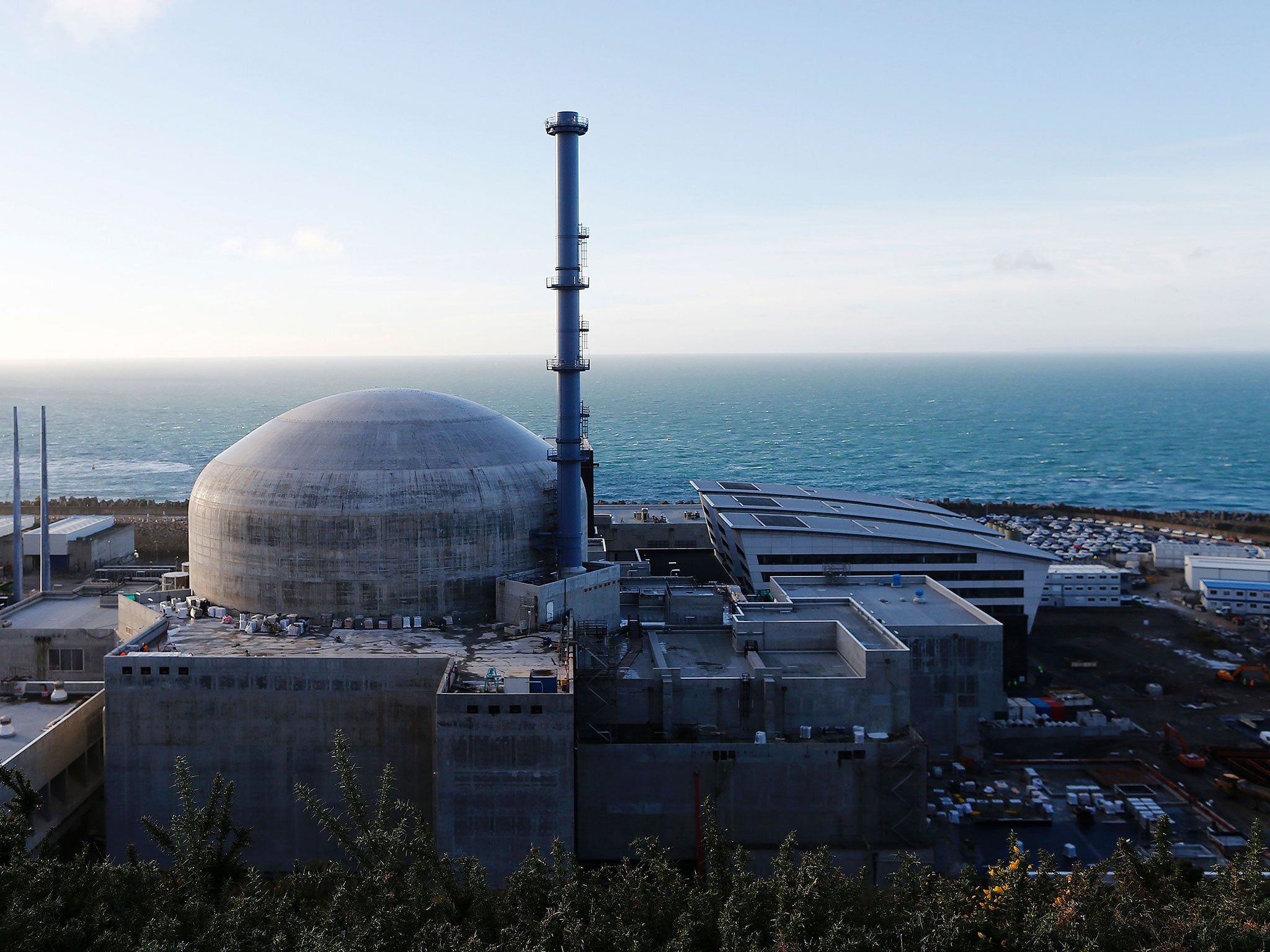 Flamanville nuclear power plant in northern France