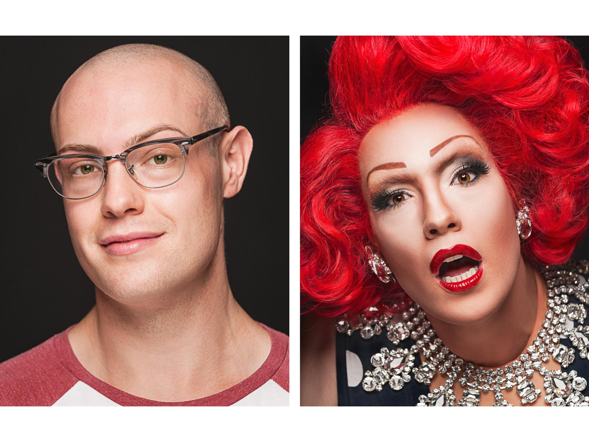 Daniel Nauthe and his drag alter-ego Nancy Buoy