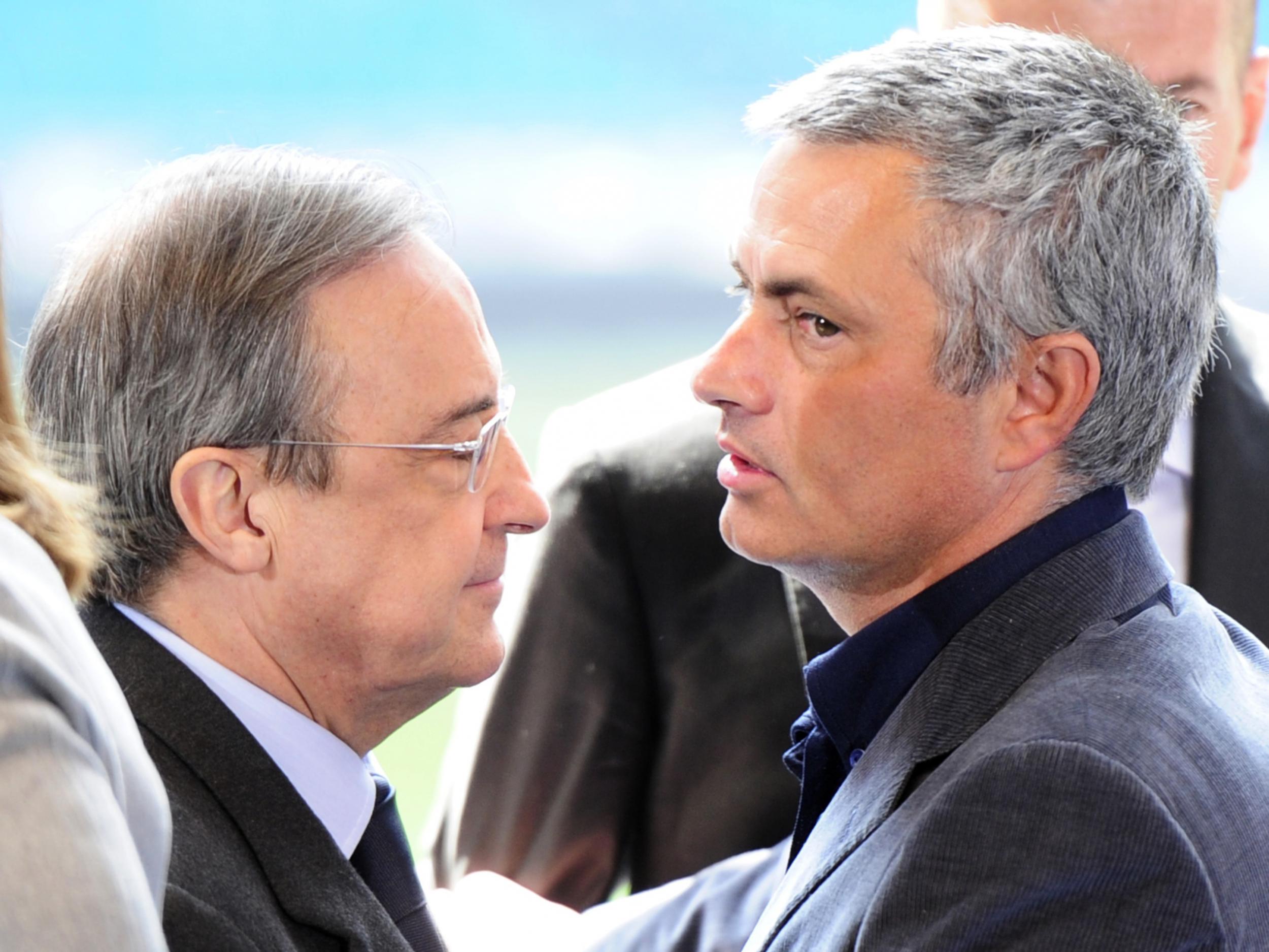 Mourinho has said that he is "friends forever ... big friends" with Madrid president Perez