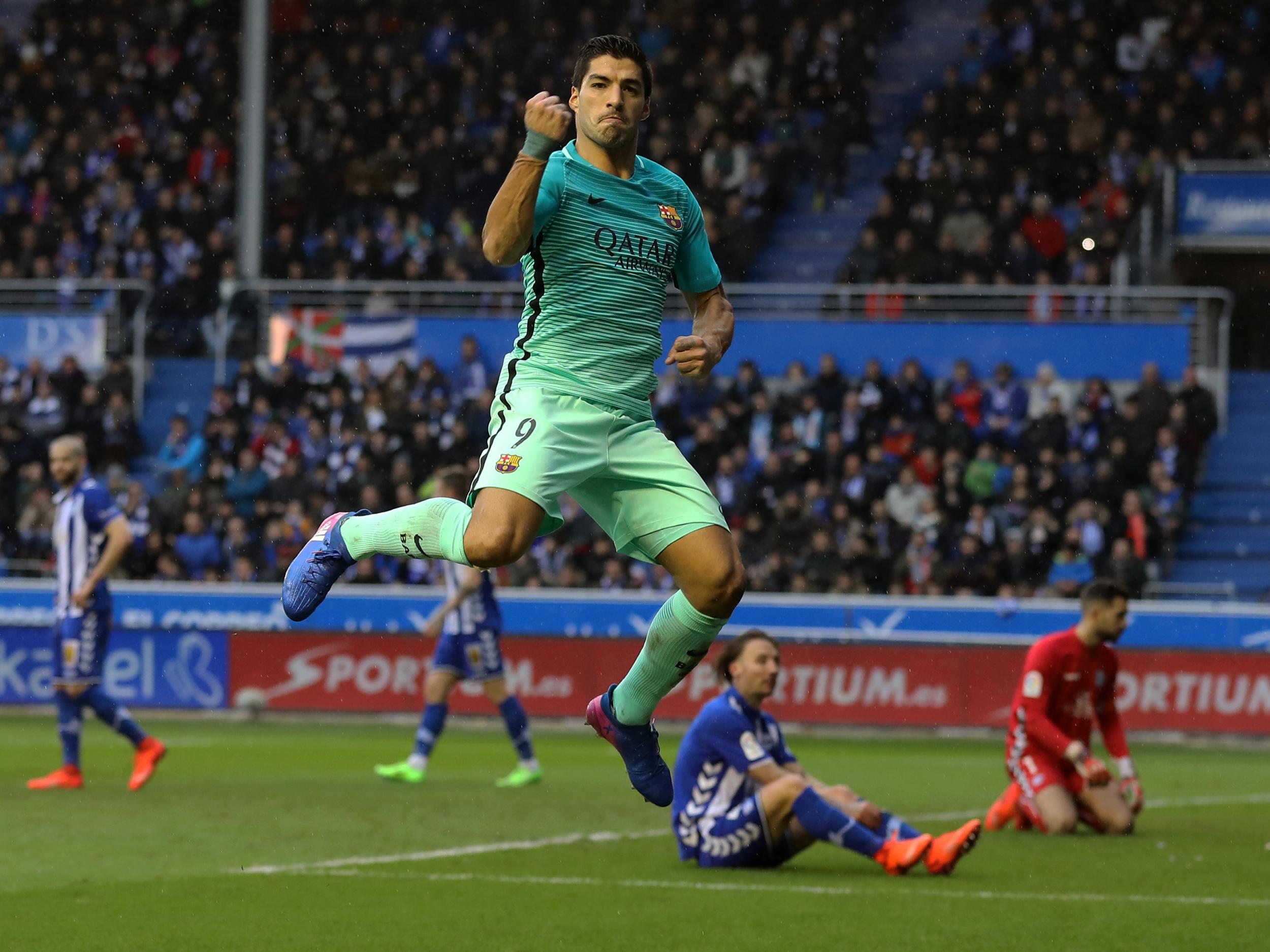 Alavés had no answer to an in-form Luis Suarez