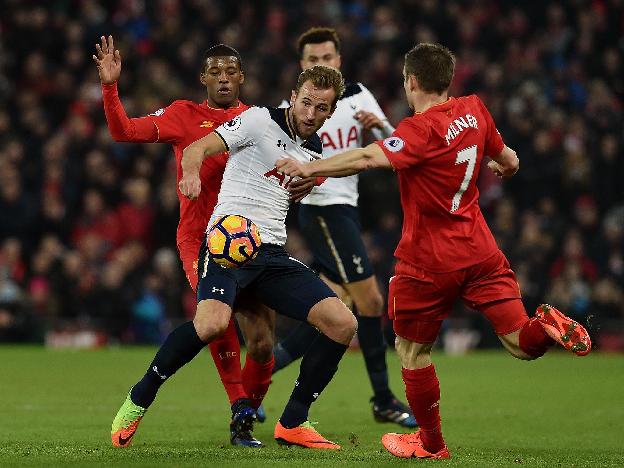 Harry Kane was unable to find a solution to Tottenham's troubles at Anfield