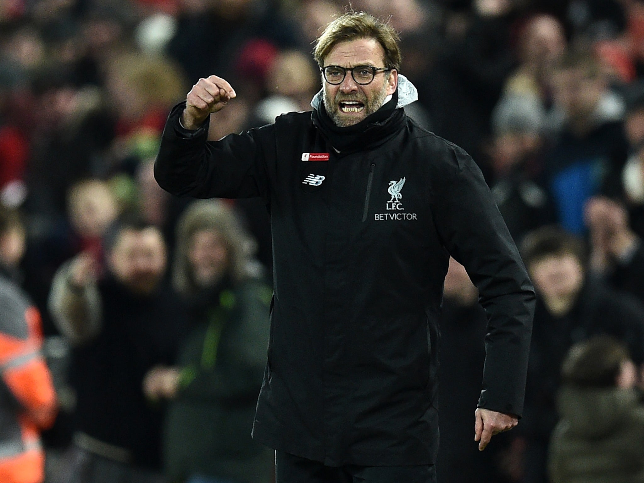 Jurgen Klopp saw his side pick up their first league win of 2017