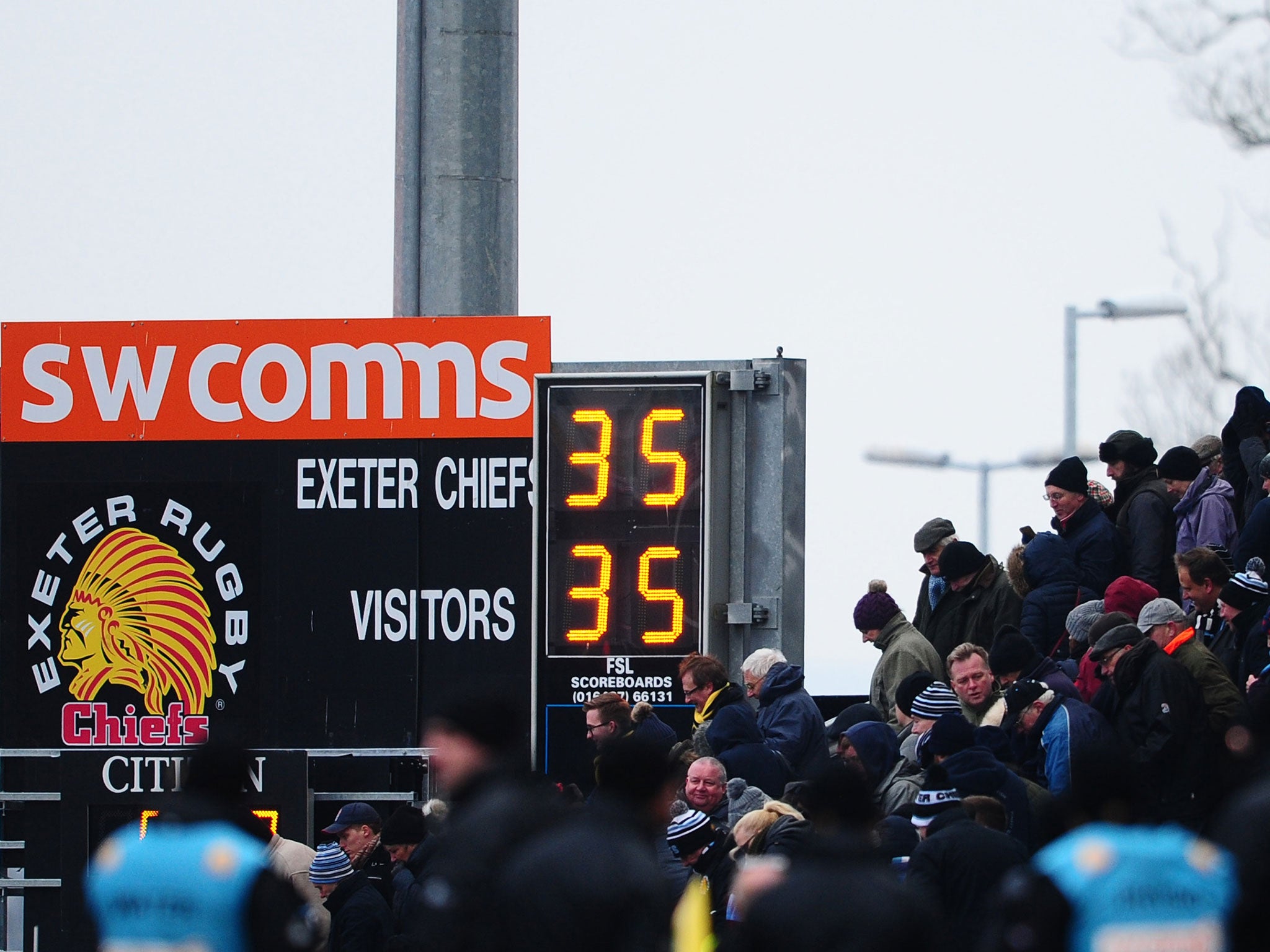 The thrilling encounter finished 35-35