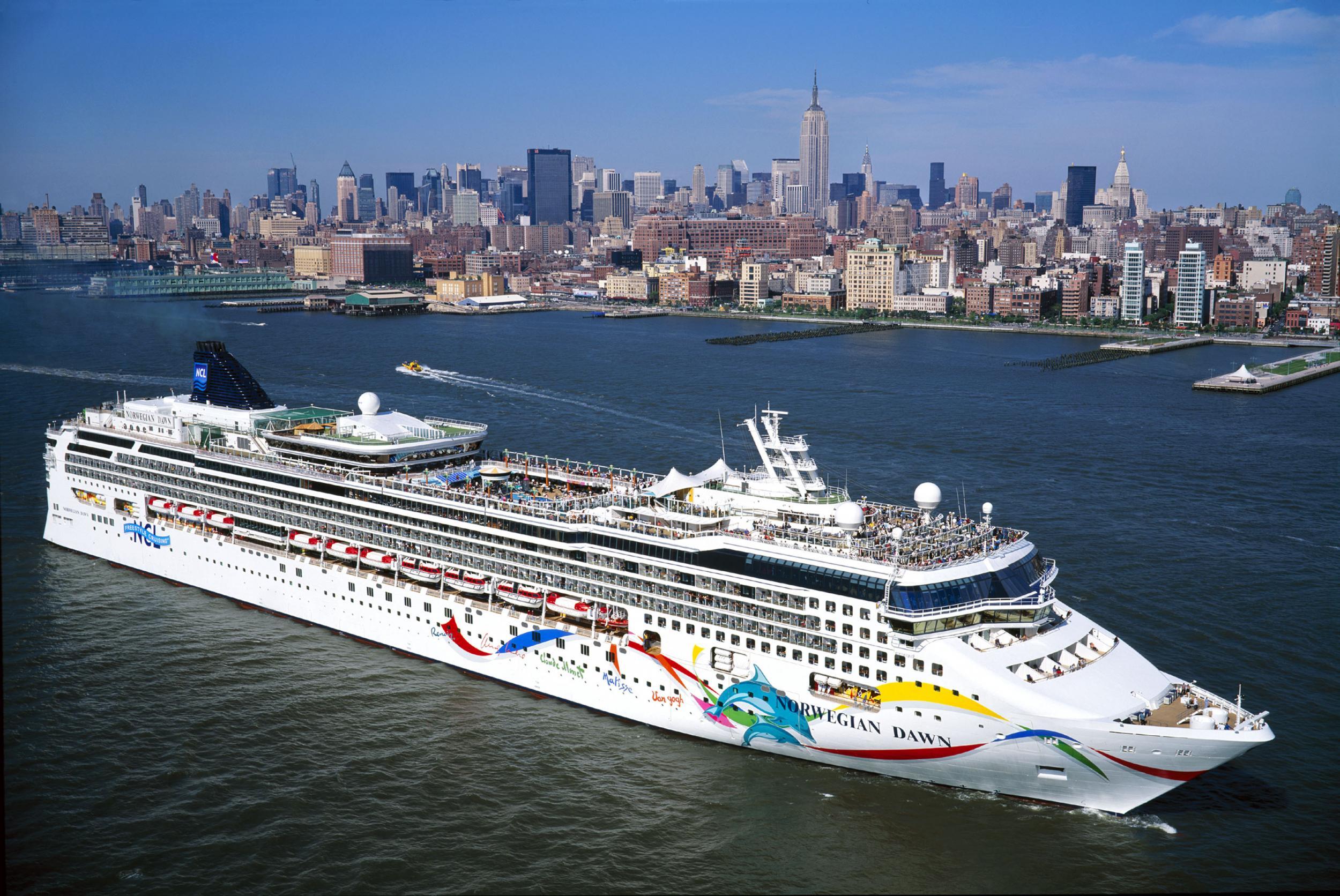 Another of Norwegian Cruise Line's ships, The Norwegian Dawn