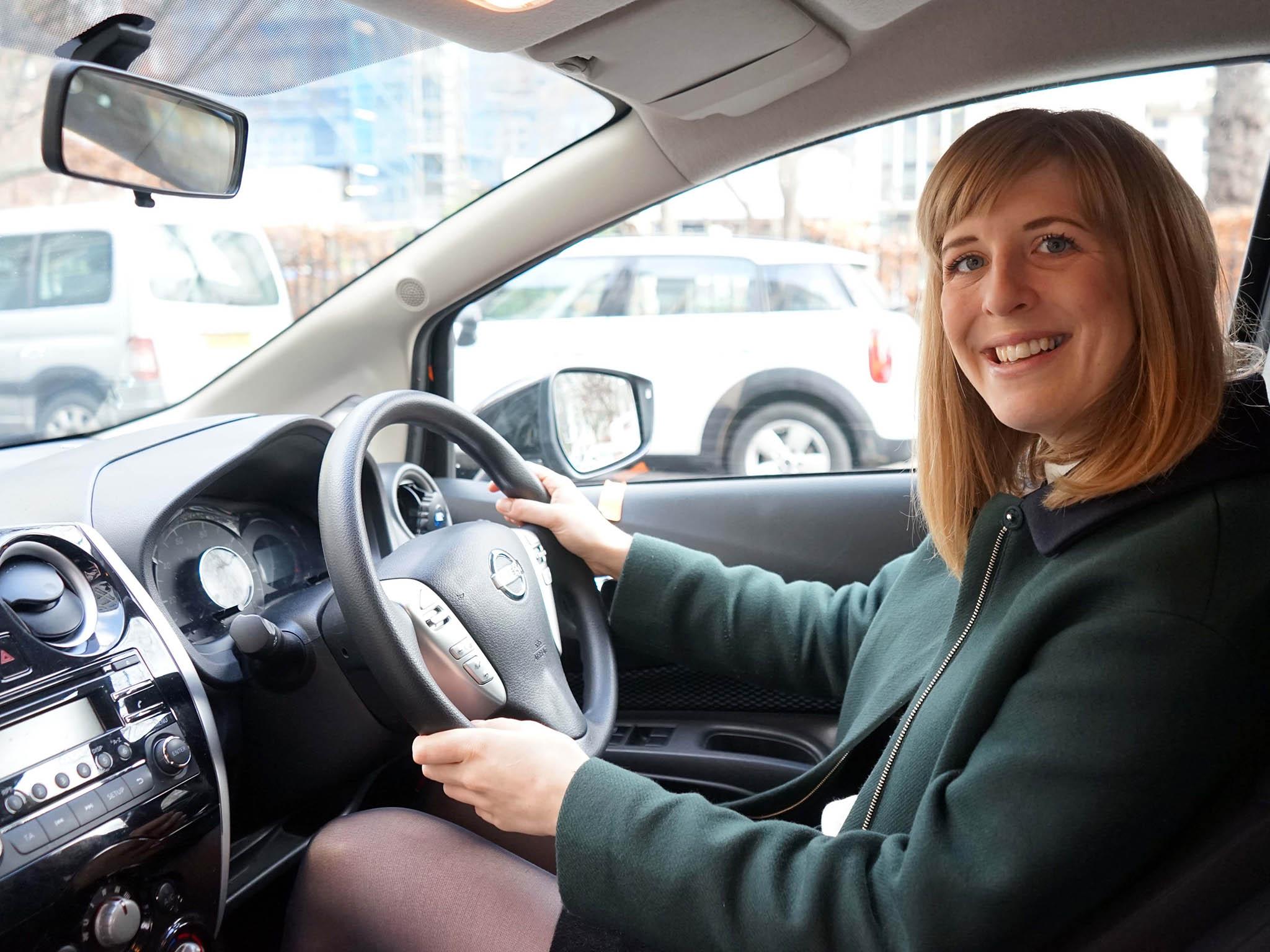 Off the road: Hazel had nightmares about careering downhill into heavy traffic