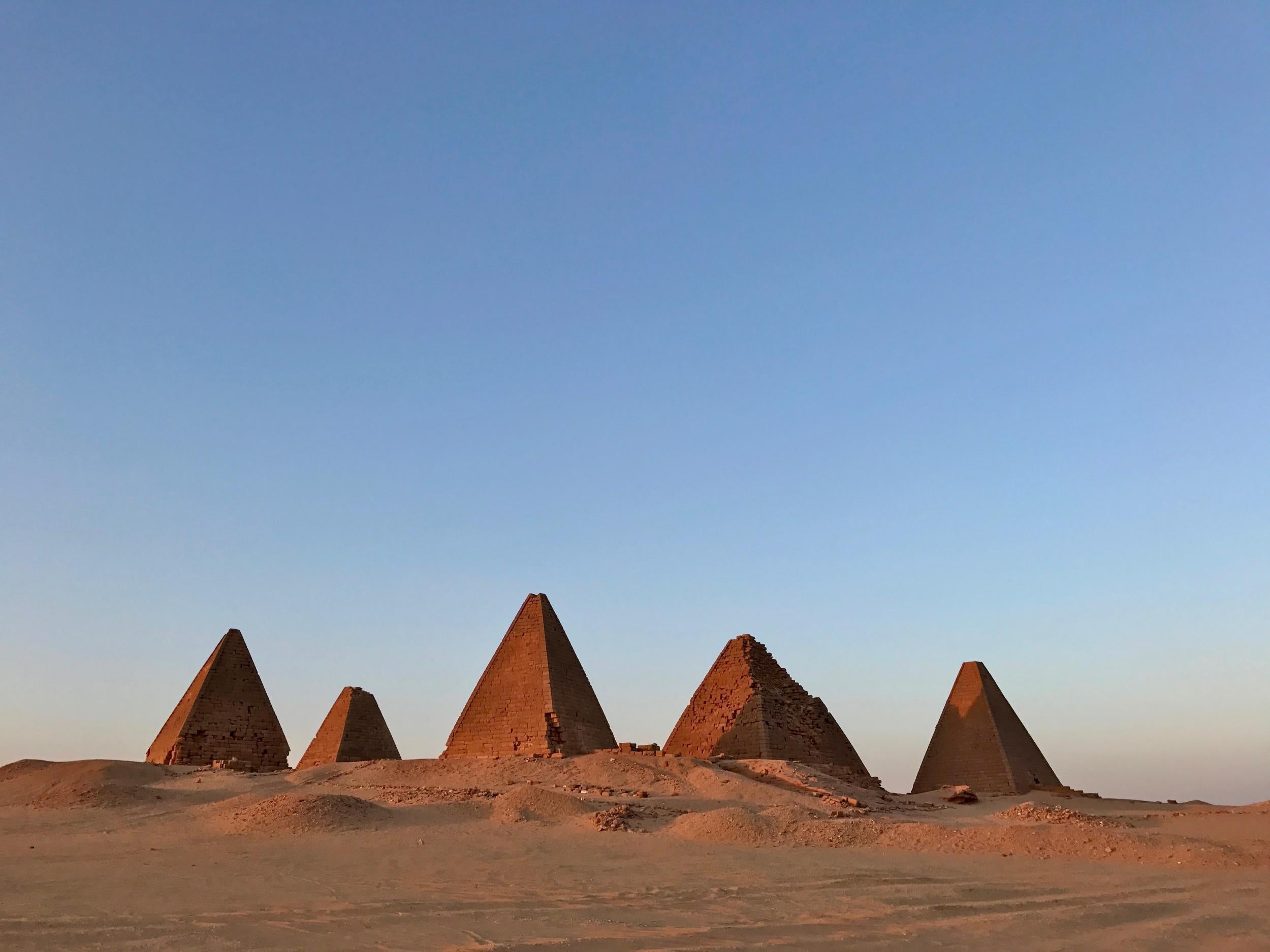 The pyramids at Jebel Barkal