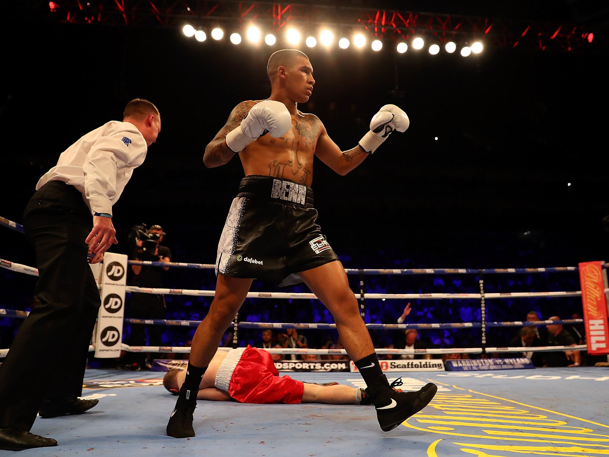 Benn is developing a reputation as a knockout artist