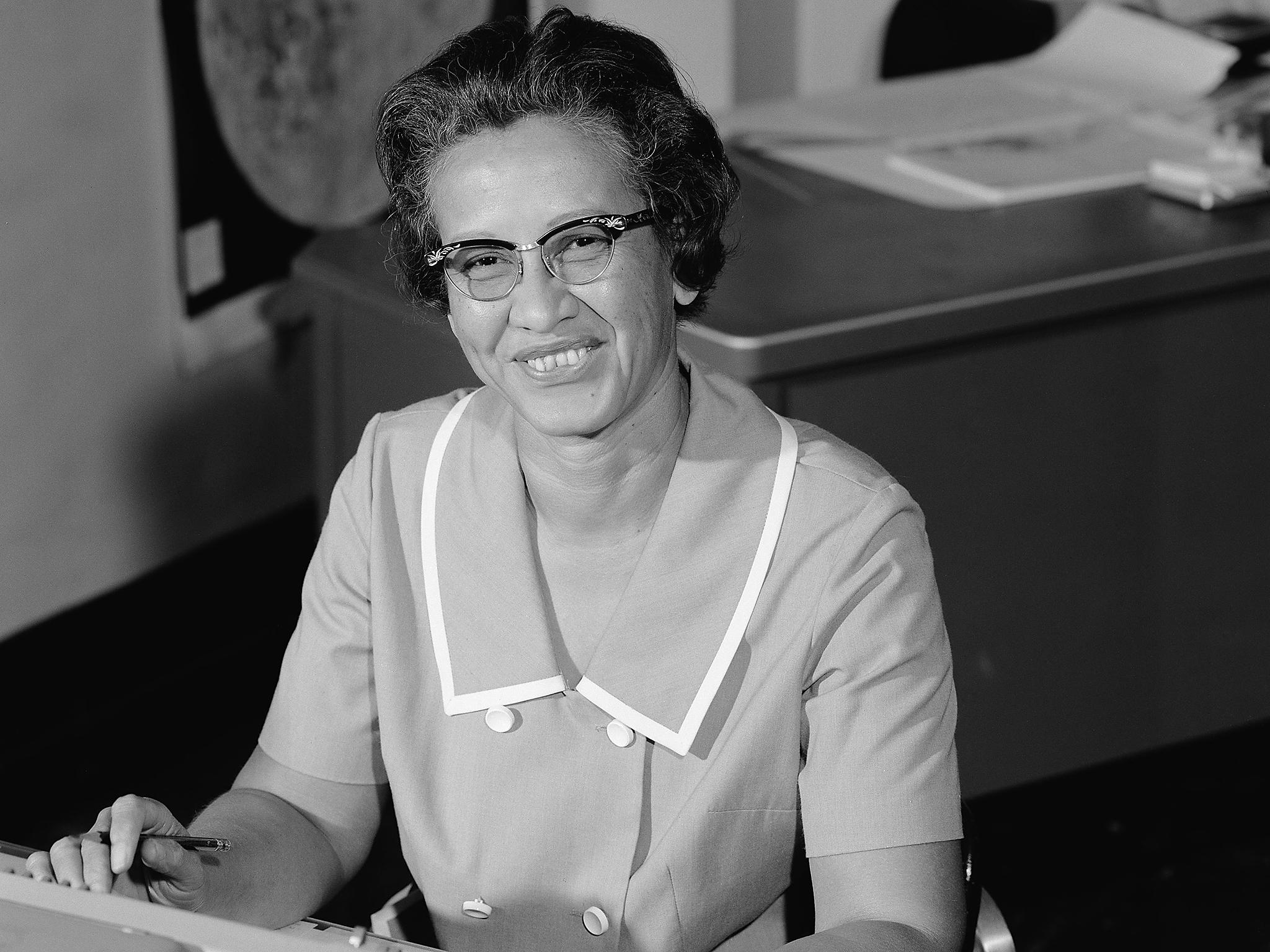 Katherine Johnson, one of the three Nasa mathematicians