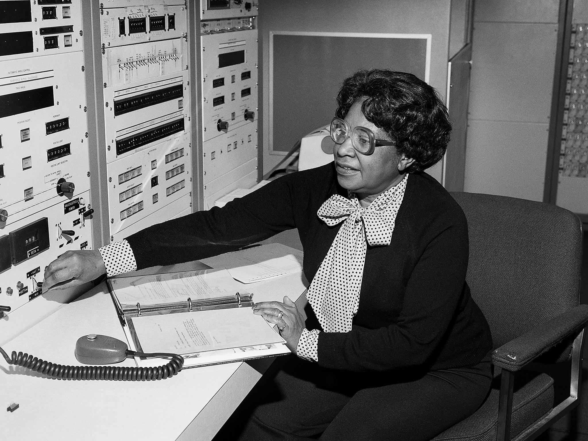 The author chose to focus on Mary Jackson, above, with Katherine Johnson and Dorothy Vaughan, because they were truly exceptional