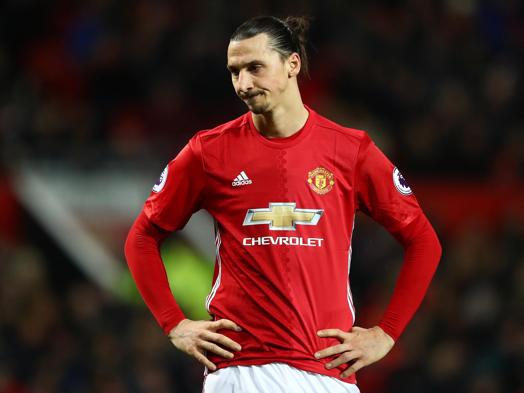Zlatan has scored 20 goals already this season but struggled against Watford