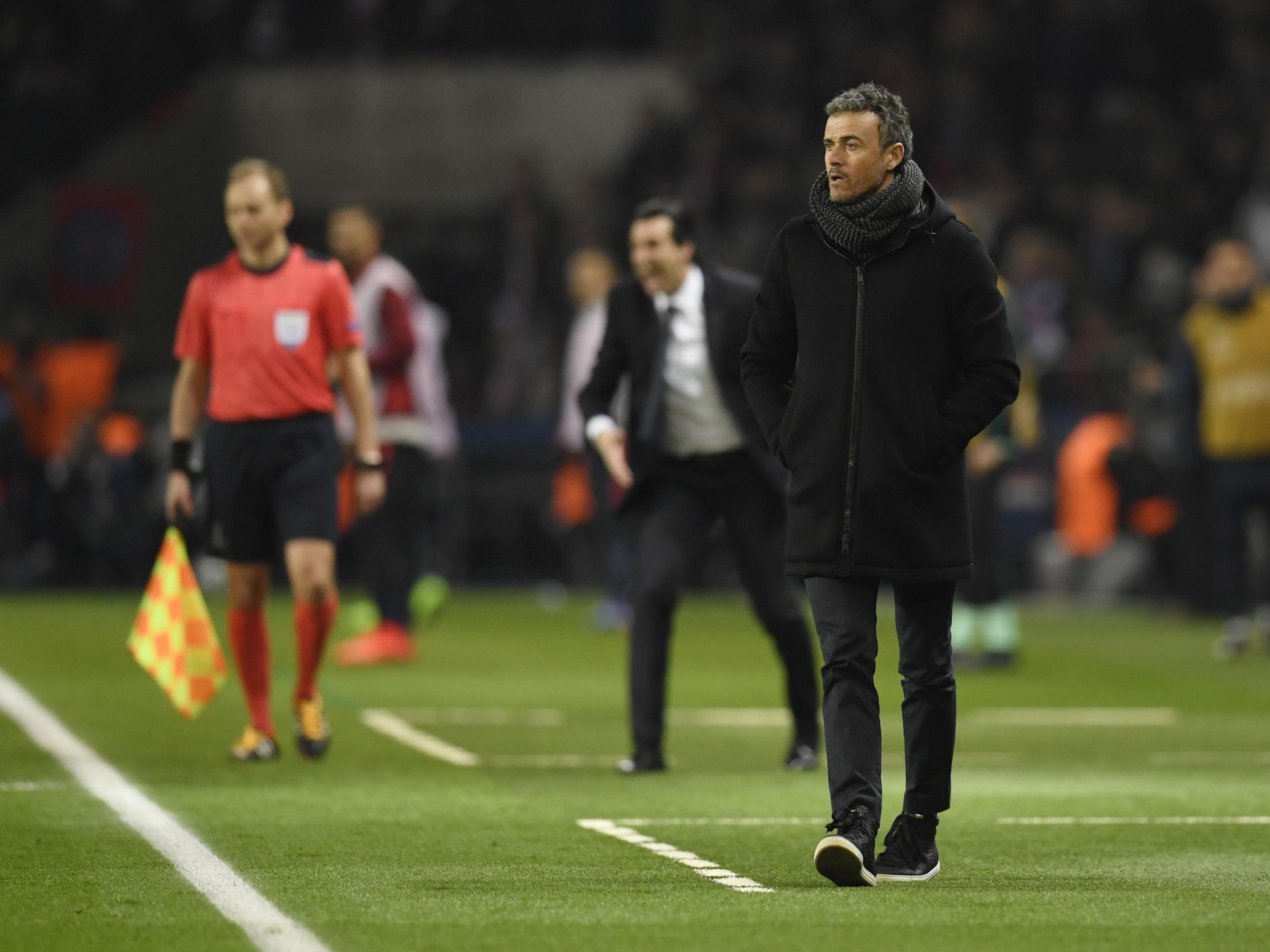 Luis Enrique's side were comprehensively outplayed by PSG