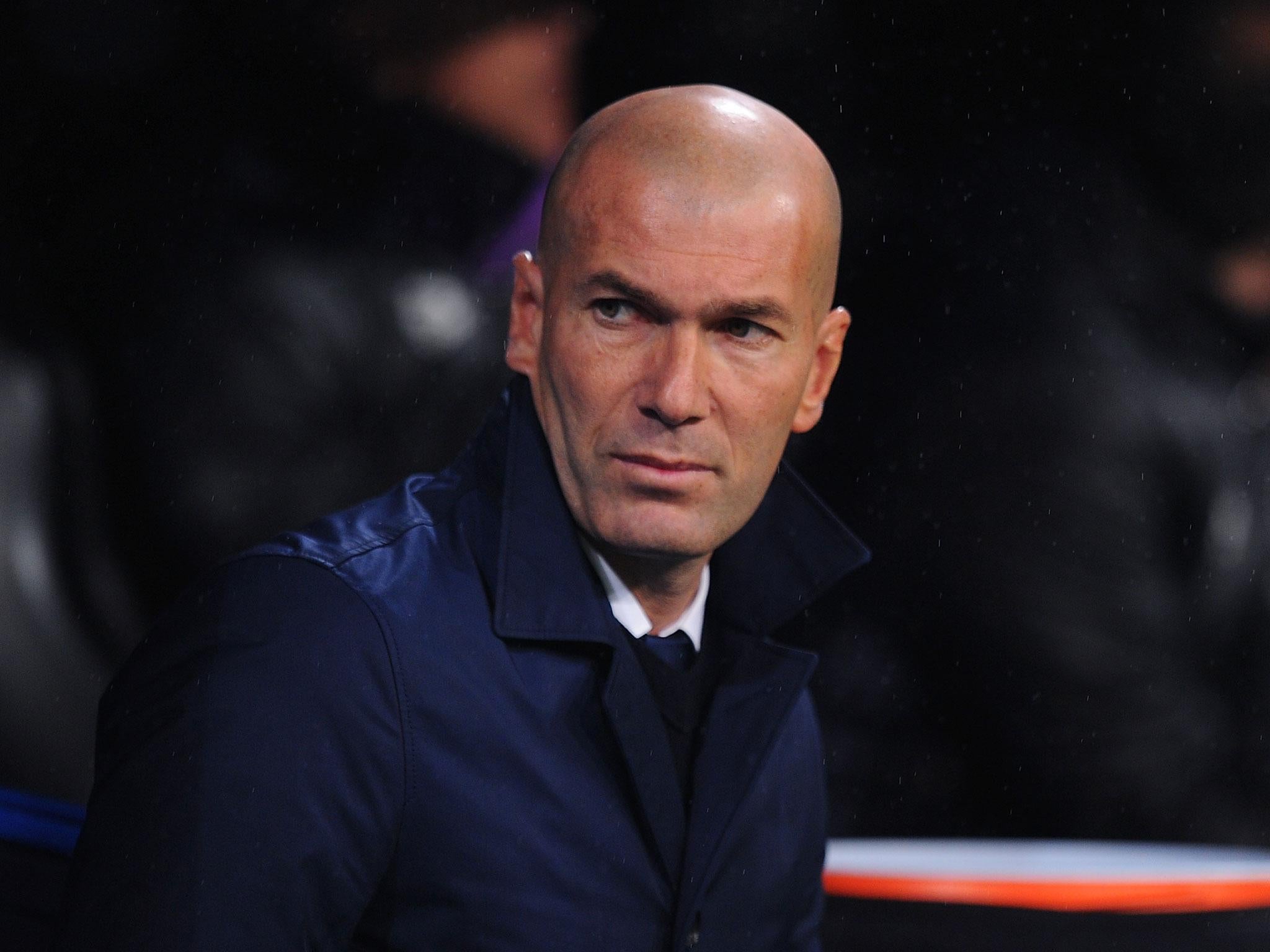 Zinedine Zidane is looking to successfully defend the Champions League with Real Madrid