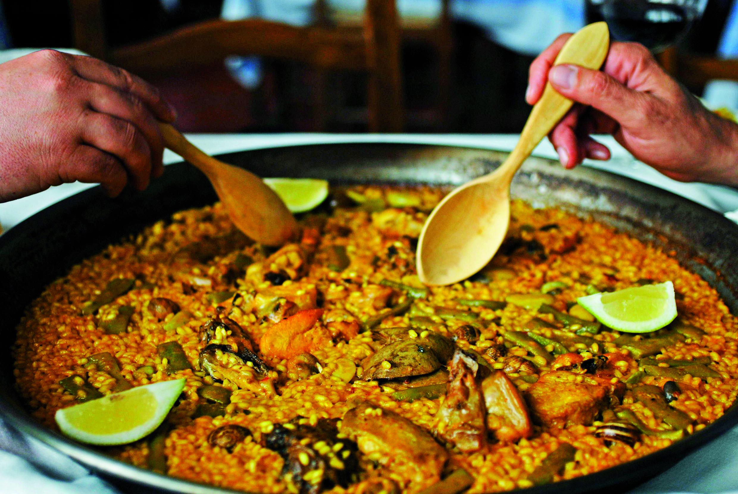 Valencia is the home of paella