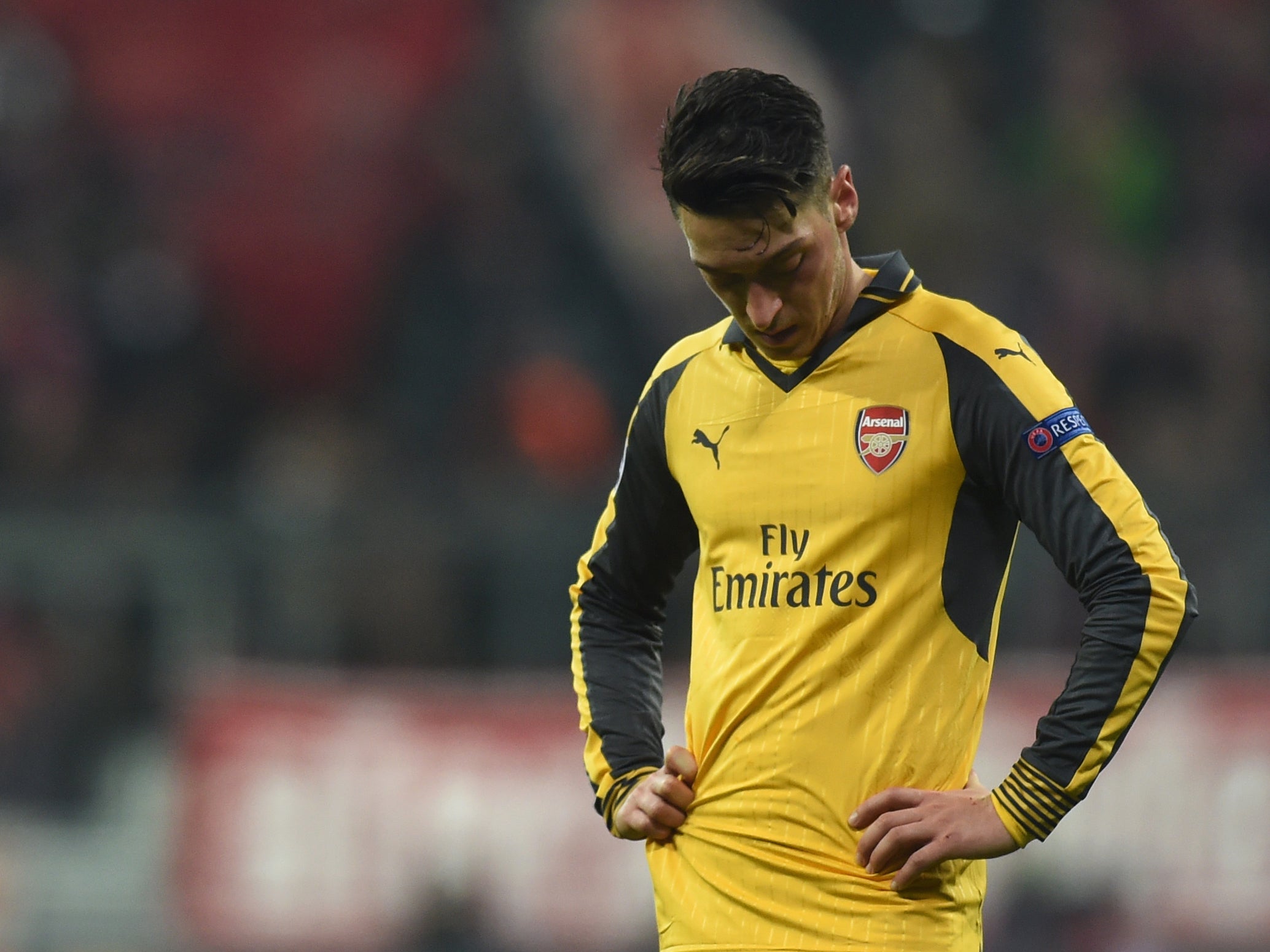 Ozil's performance was singled out for criticism