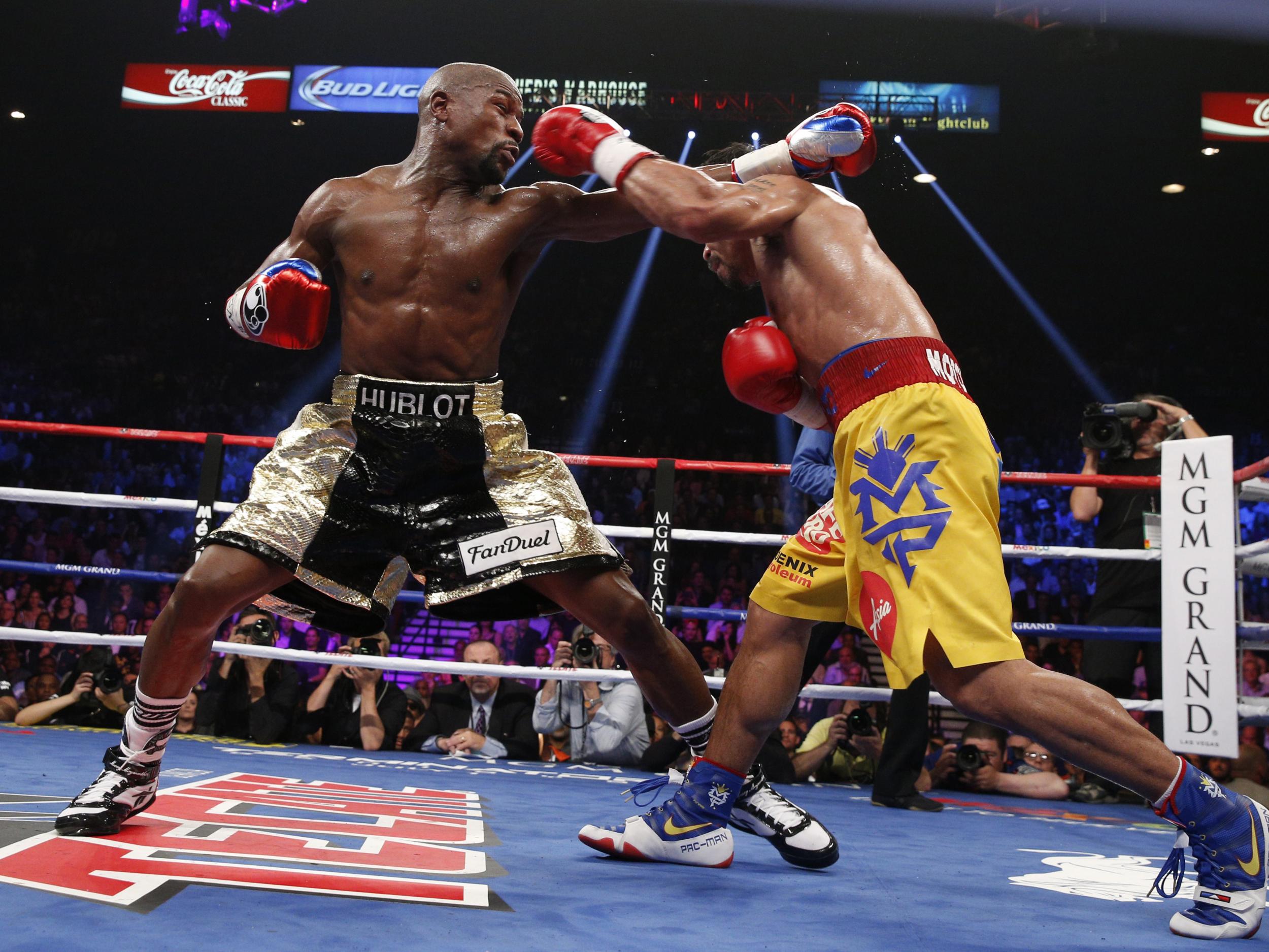 Mayweather Productions and Top Rank co-promoted the Pacquiao fight