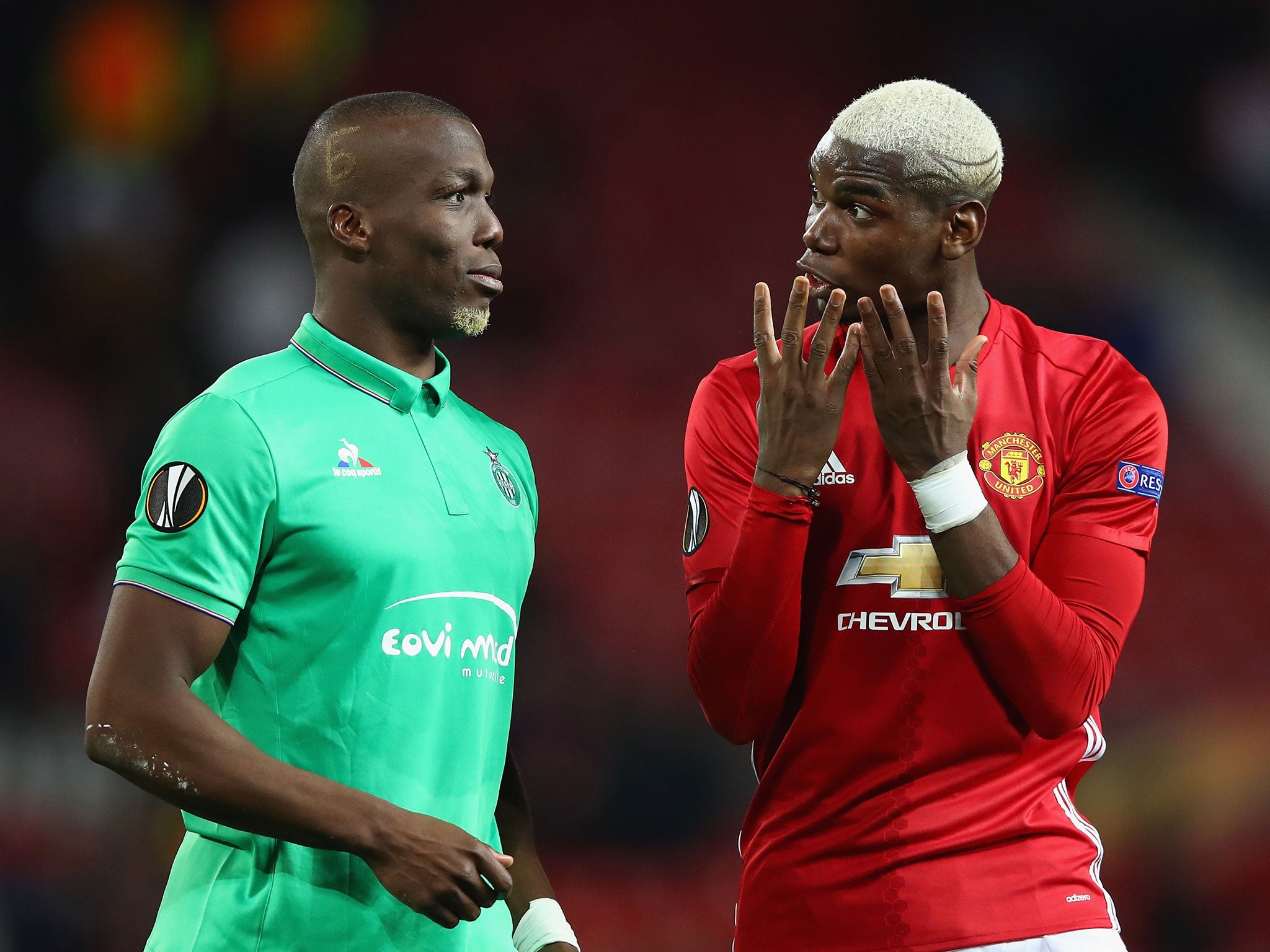 Roy Keane wasn't impressed by Paul Pogba constantly speaking to his brother during United's win over St Etienne