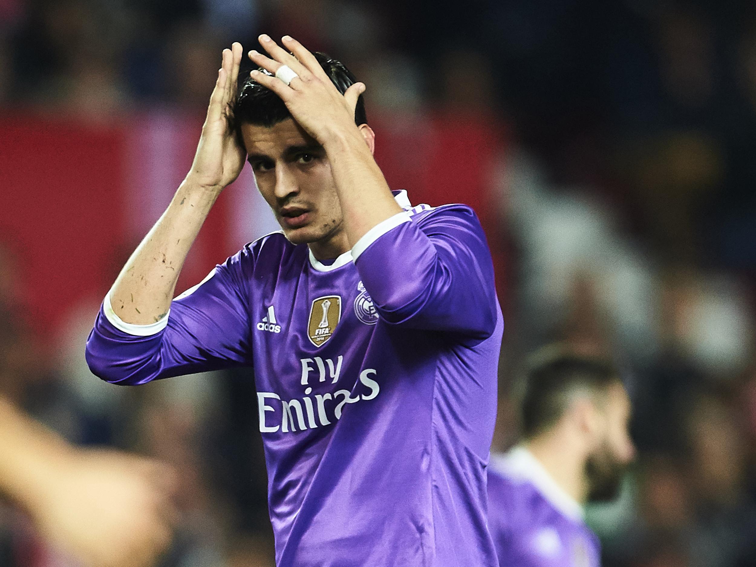 Morata has been handed a rare chance to impress