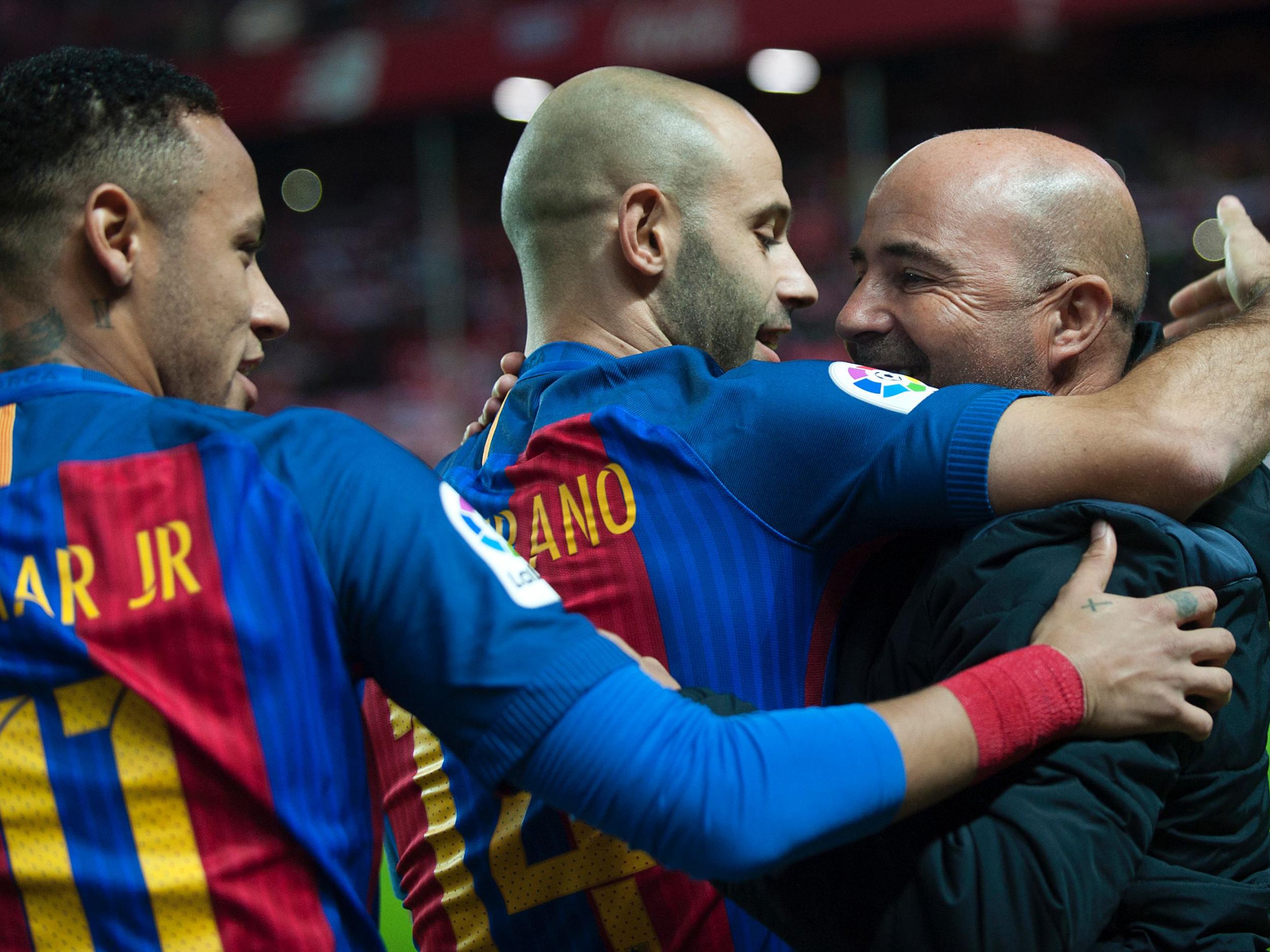 Sevilla coach Jorge Sampaoli is one of Barcelona's prime targets