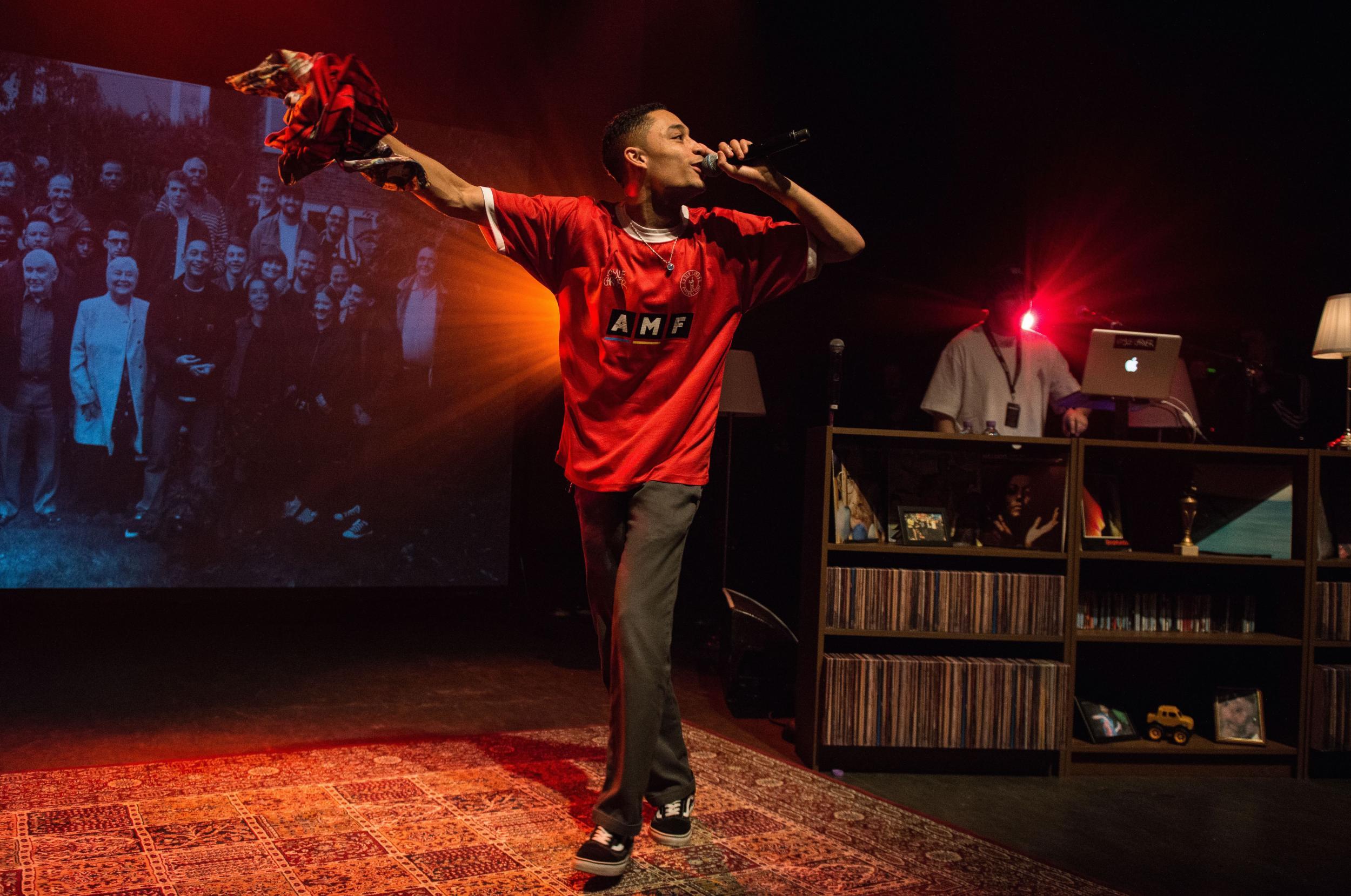 Loyle Carner performs at the O2 Shepherd's Bush Empire, London