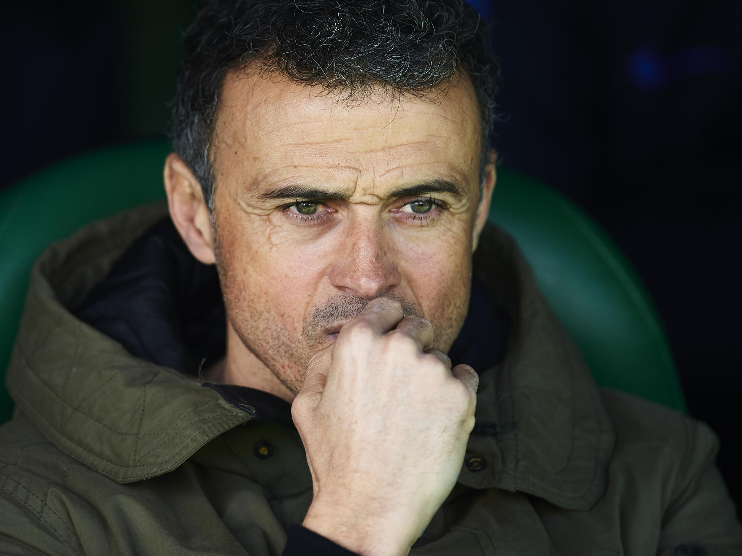 Enrique has faced significant criticism at Barcelona this season