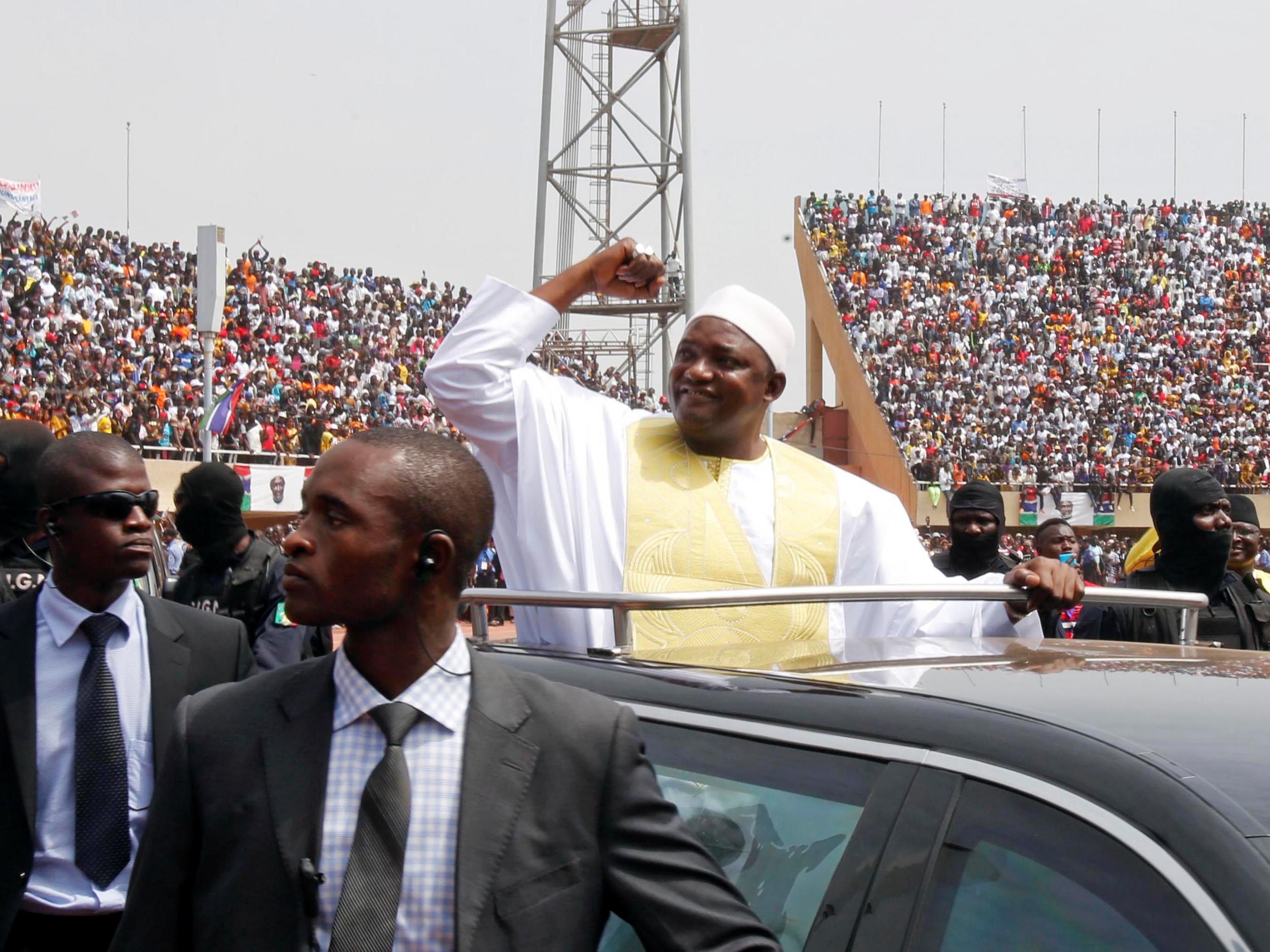 President Adama Barrow vowed to revive the fortunes of Gambia at his inaugeration