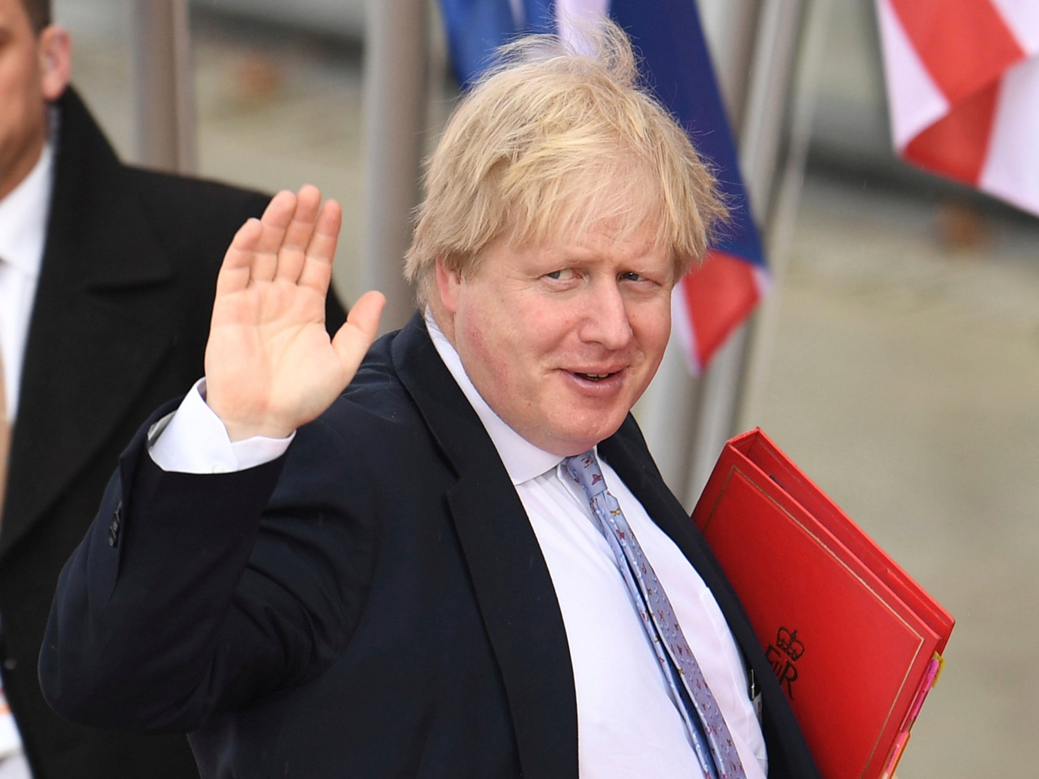 British Foreign Secretary Boris Johnson