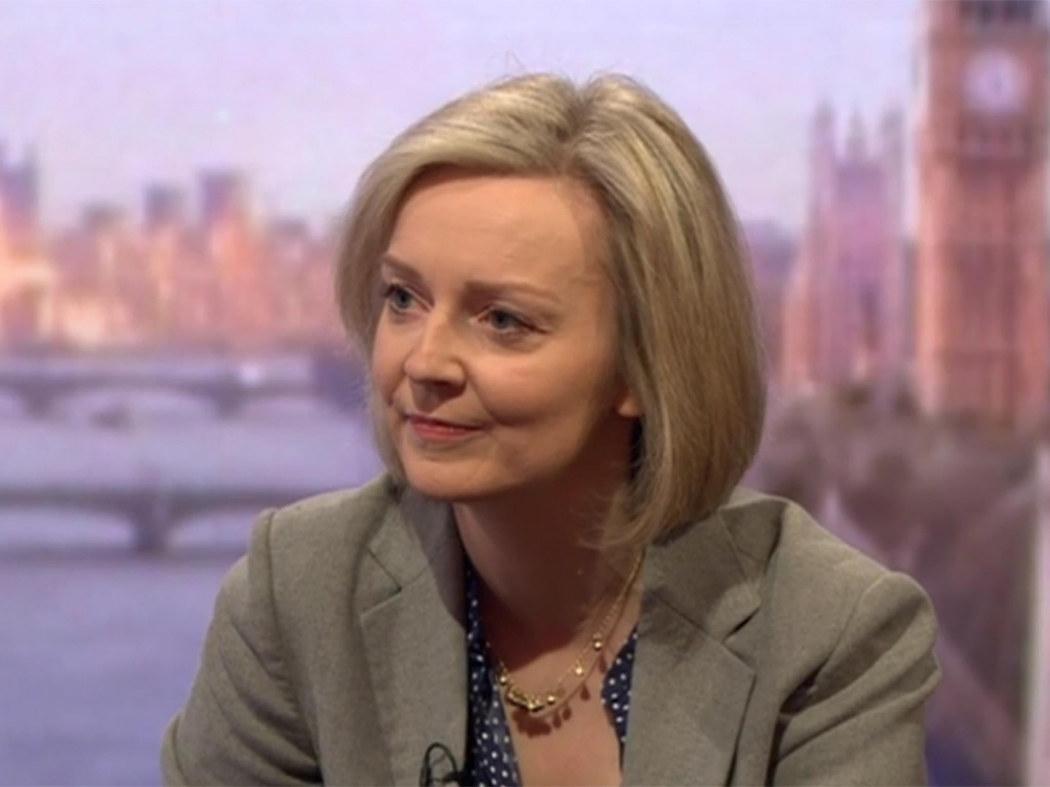 Liz Truss on The Andrew Marr Show