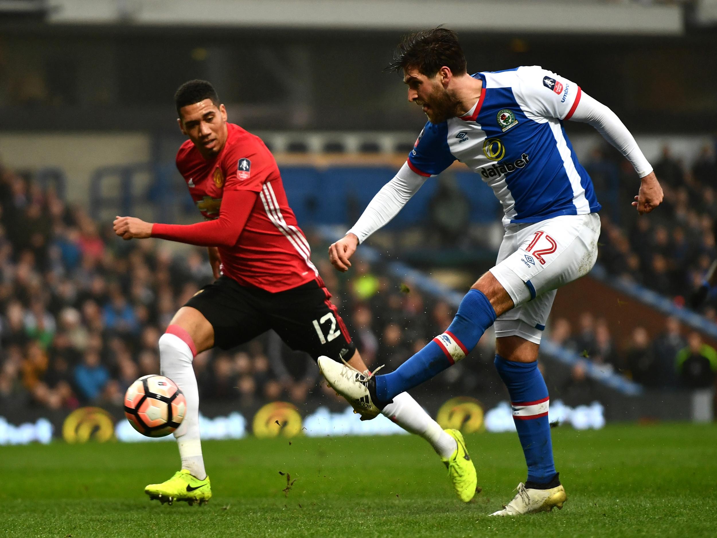 &#13;
Graham put Blackburn in front in the first-half (Getty)&#13;