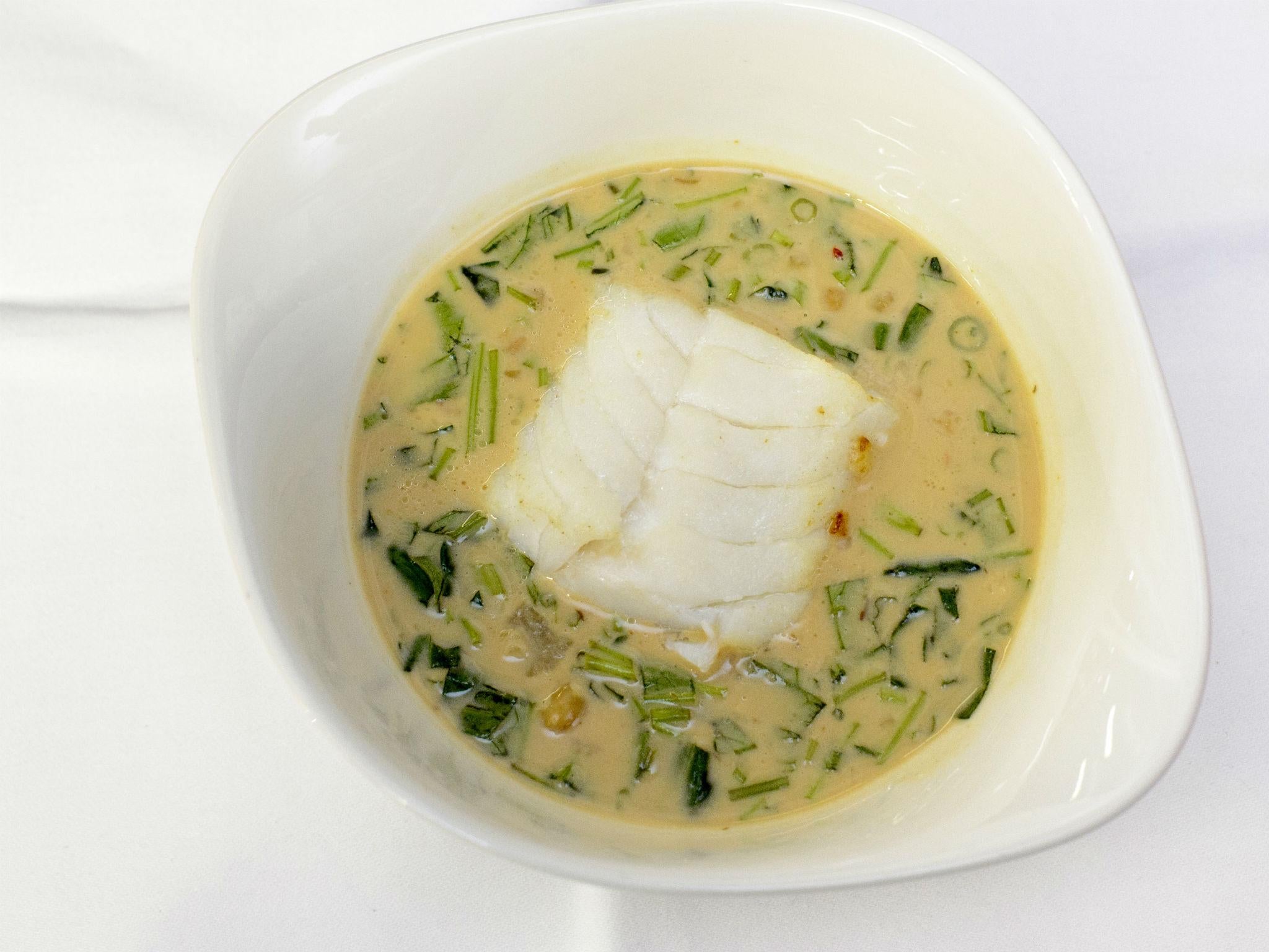 Raue deal: a cod dish by the German chef