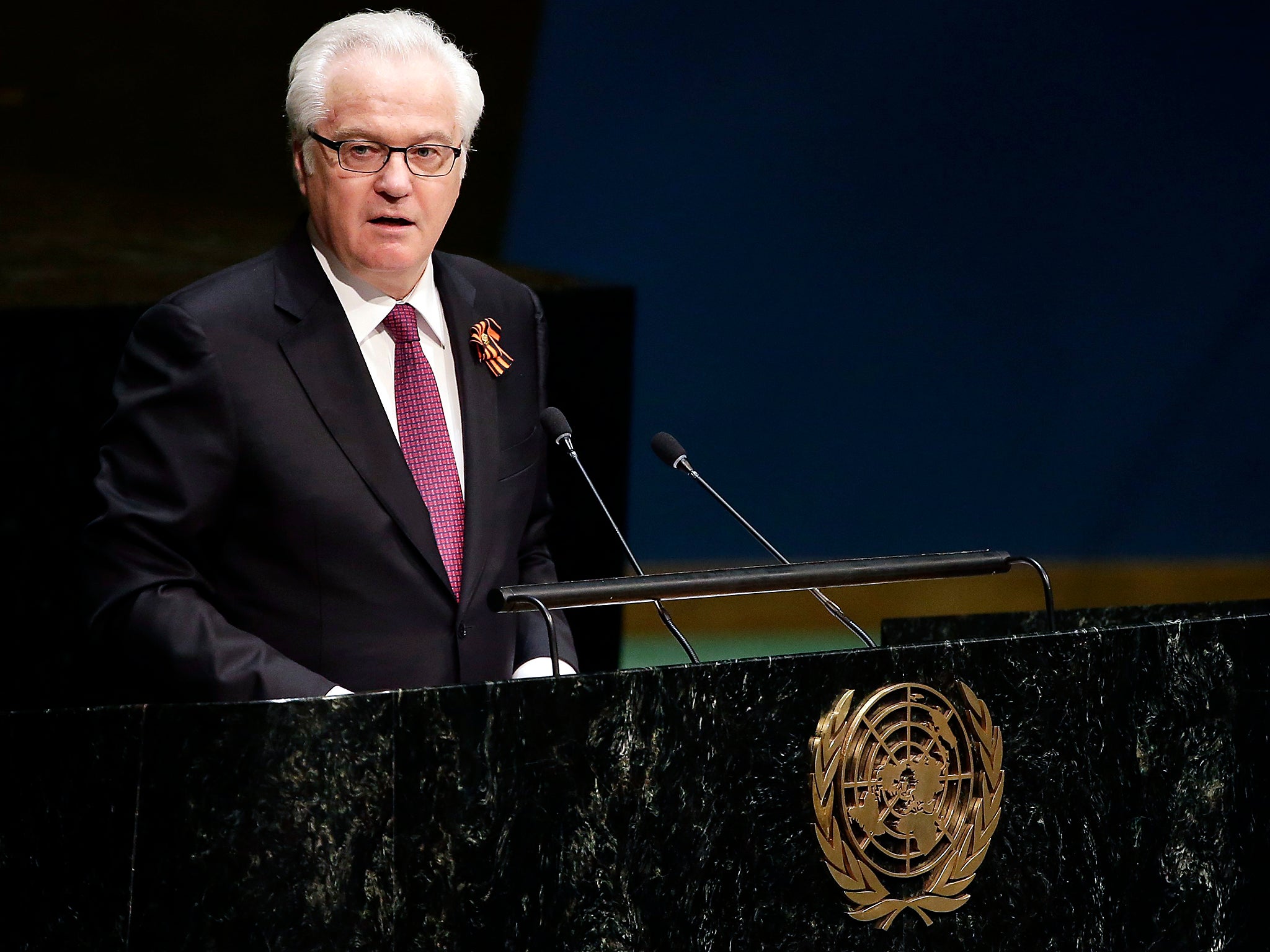 The Russian ambassador to the UN Vitaly Churkin has died in New York