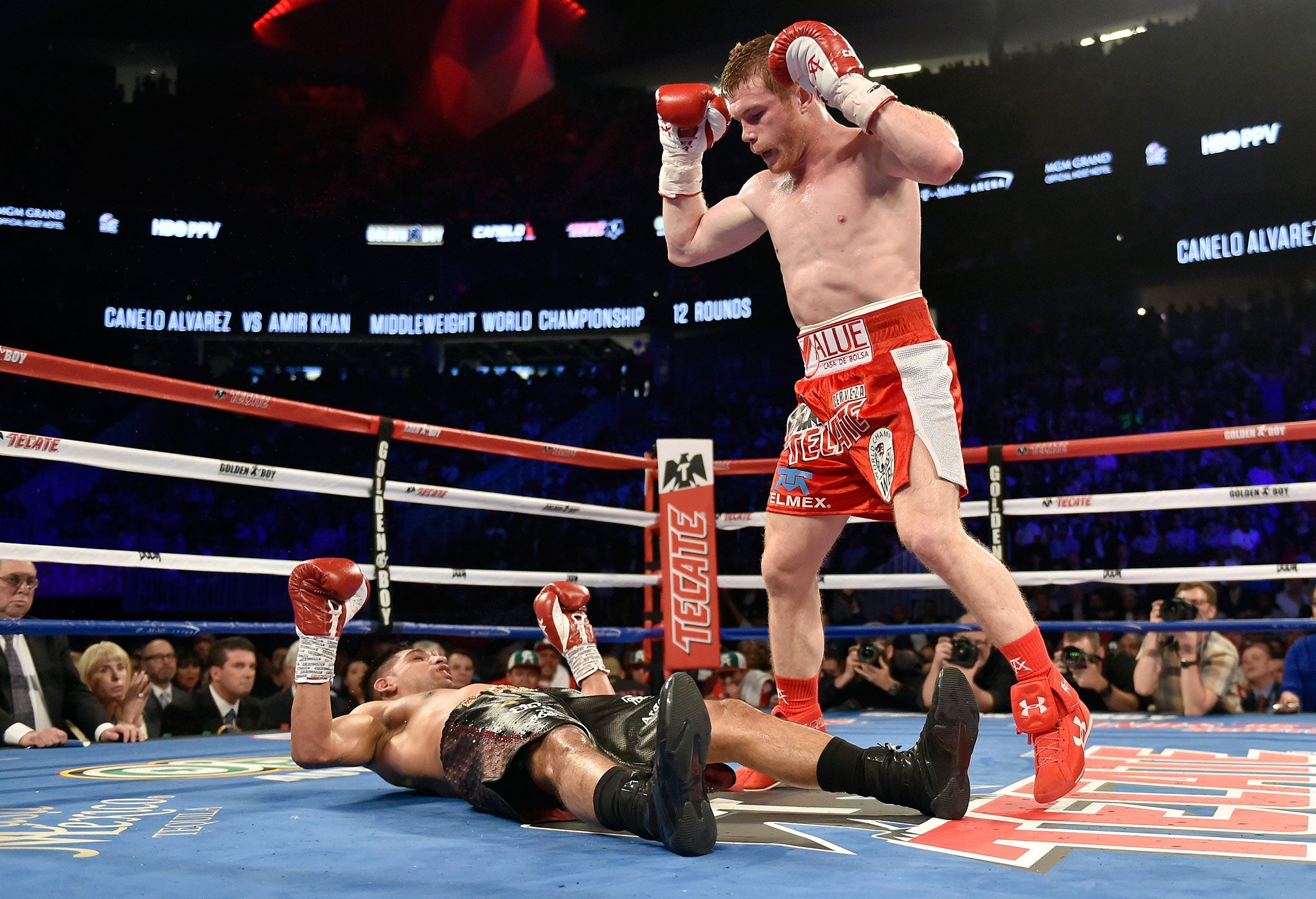 Khan has not been seen in the ring since his knockout defeat by Saul Alvarez last May