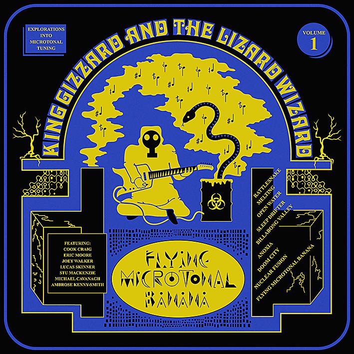 The new ‘Flying Microtonal Banana’ by King Gizzard and The Lizard Wizard. The band claim to be releasing five albums in 2017