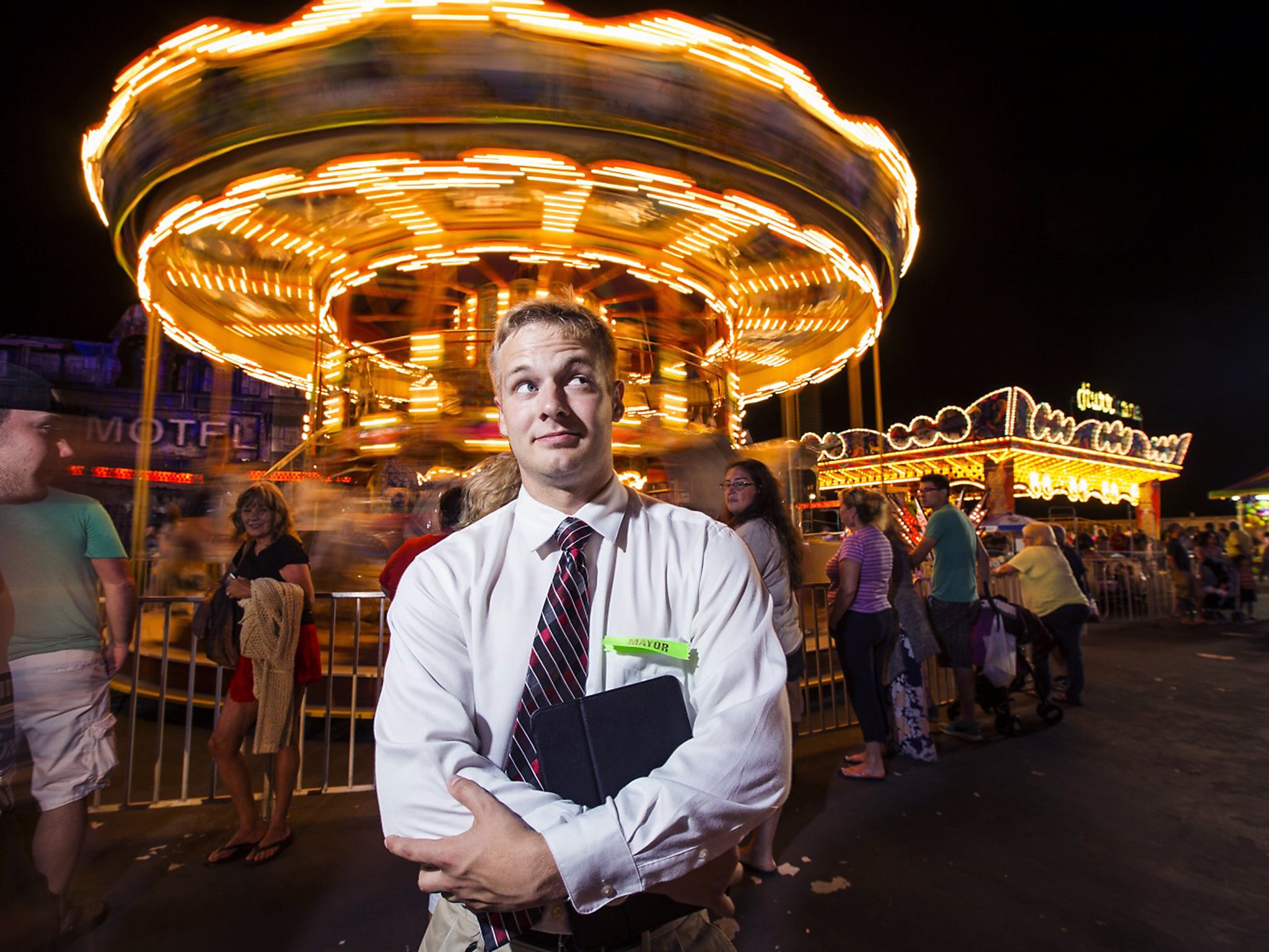 Elected at age 19, Brandon Paulin is the youngest mayor in Maryland history