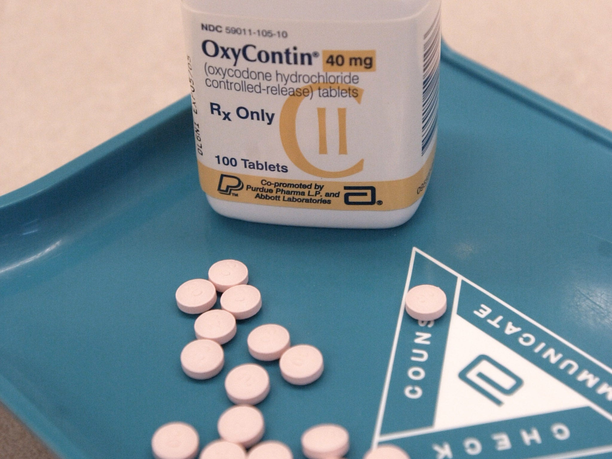 OxyContin is an opioid-based pain killer made by Purdue Pharma, and has been blamed for fuelling a rise in abuse of prescription drugs