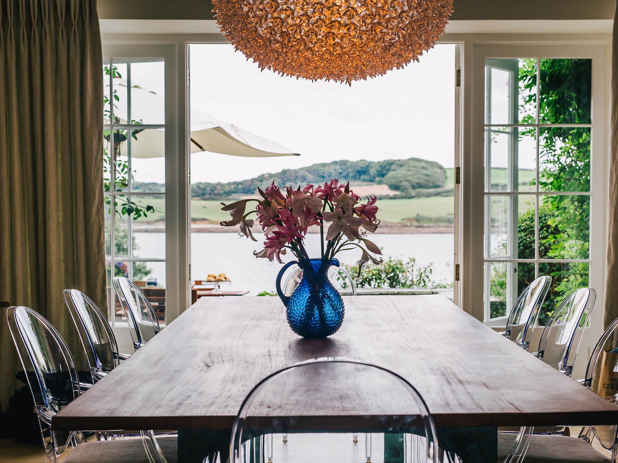 Idyllic views from the dining room