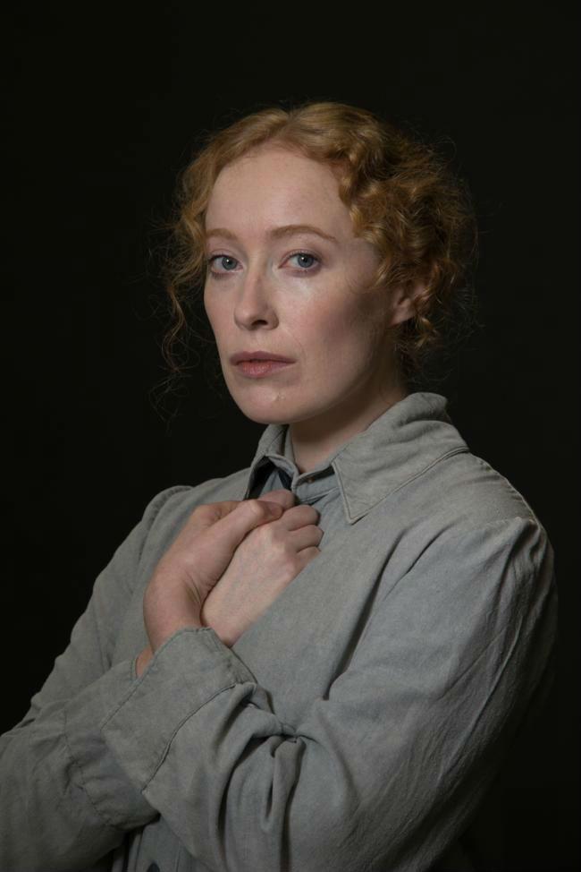 Yeates stars as Elizabeth Proctor in 'The Crucible' who is accused of witchcraft