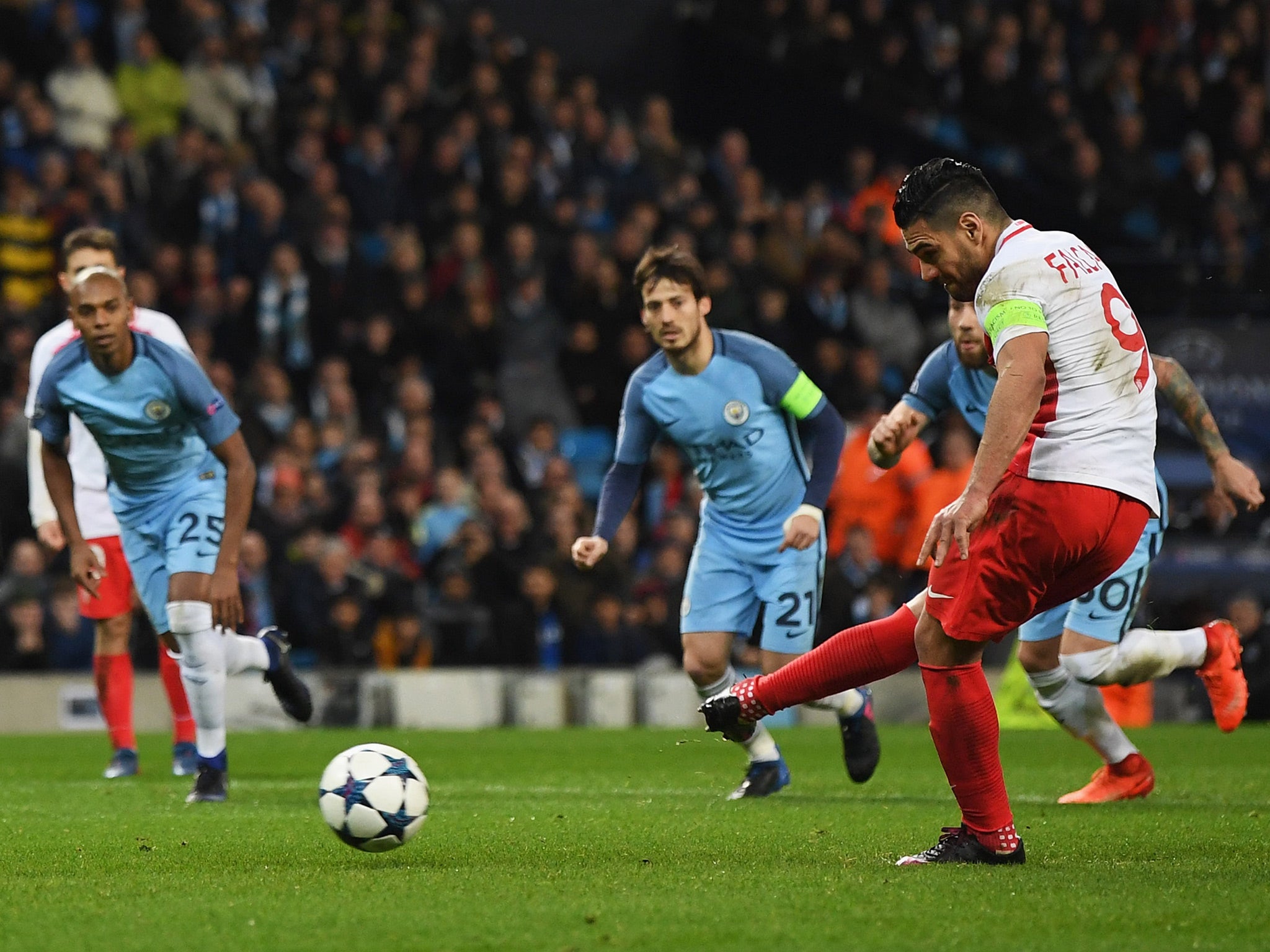 &#13;
Nicolas Otamendi conceded a penalty that Willy Cabellero did well to save &#13;