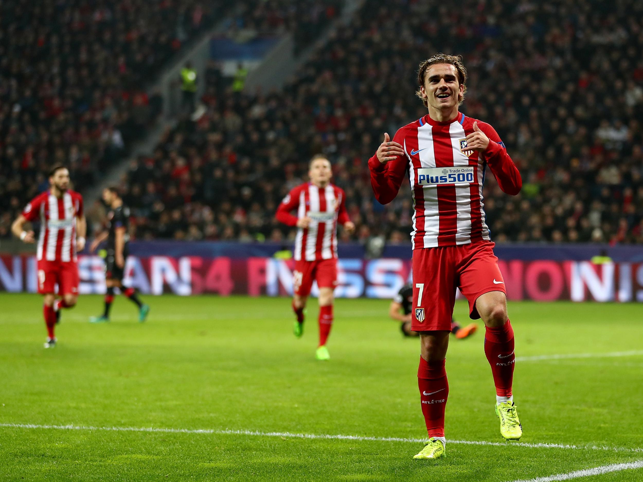 Griezmann doubled Atletico's lead