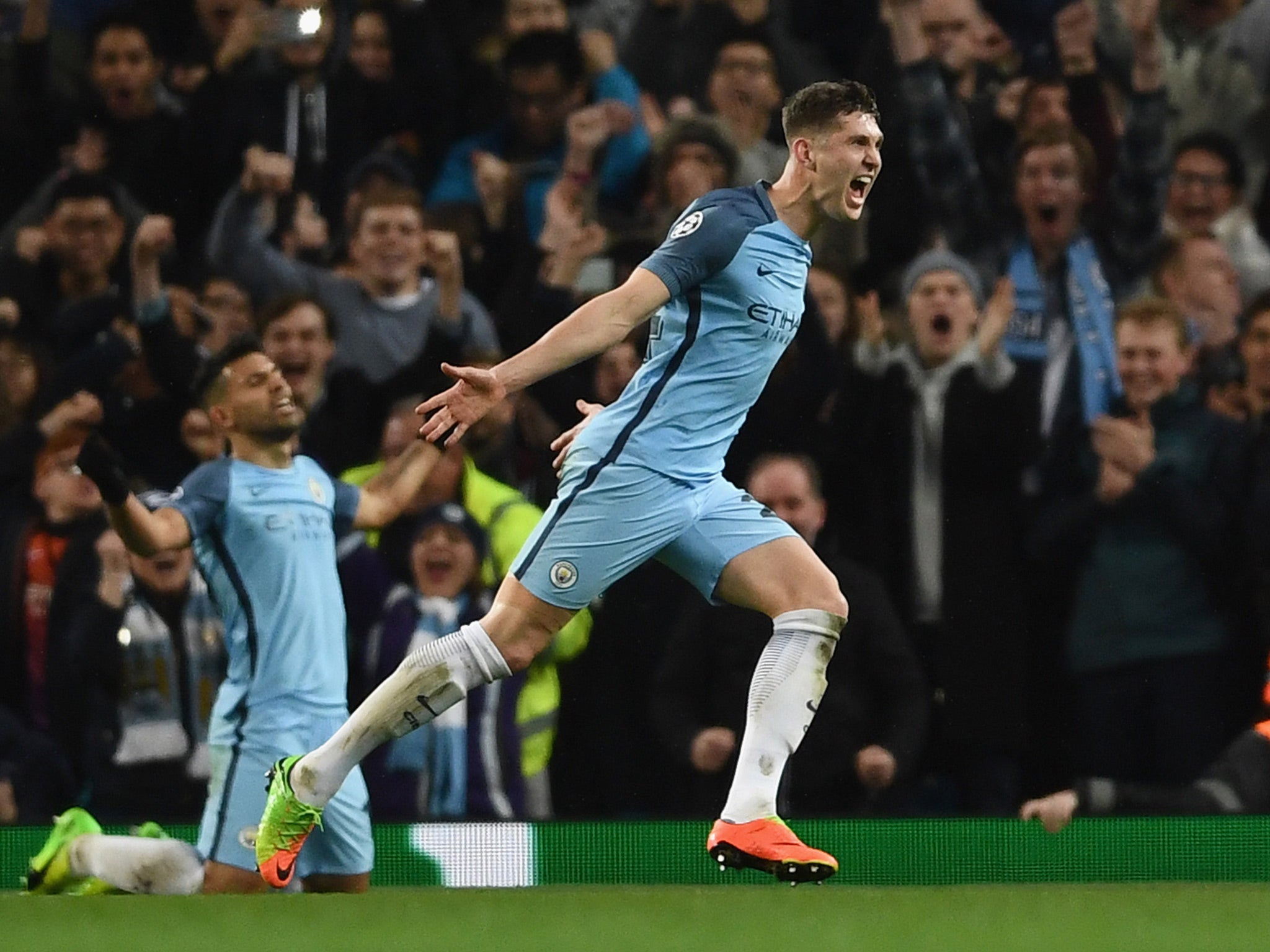 John Stones completed City's astonishing comeback with a finish from close range