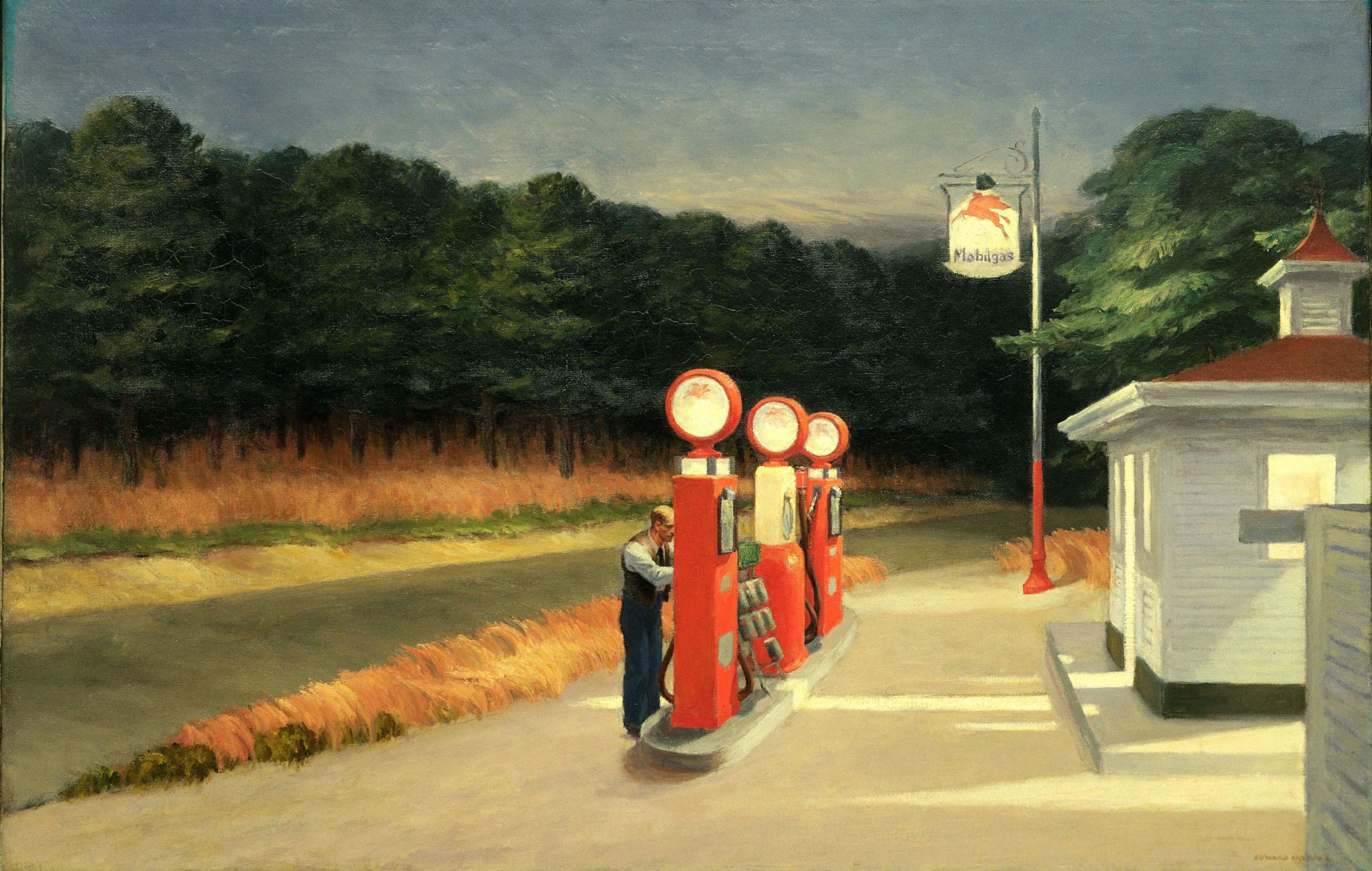 Edward Hopper, 'Gas', 1940 (The Museum of Modern Art, New York/Scala, Florence)