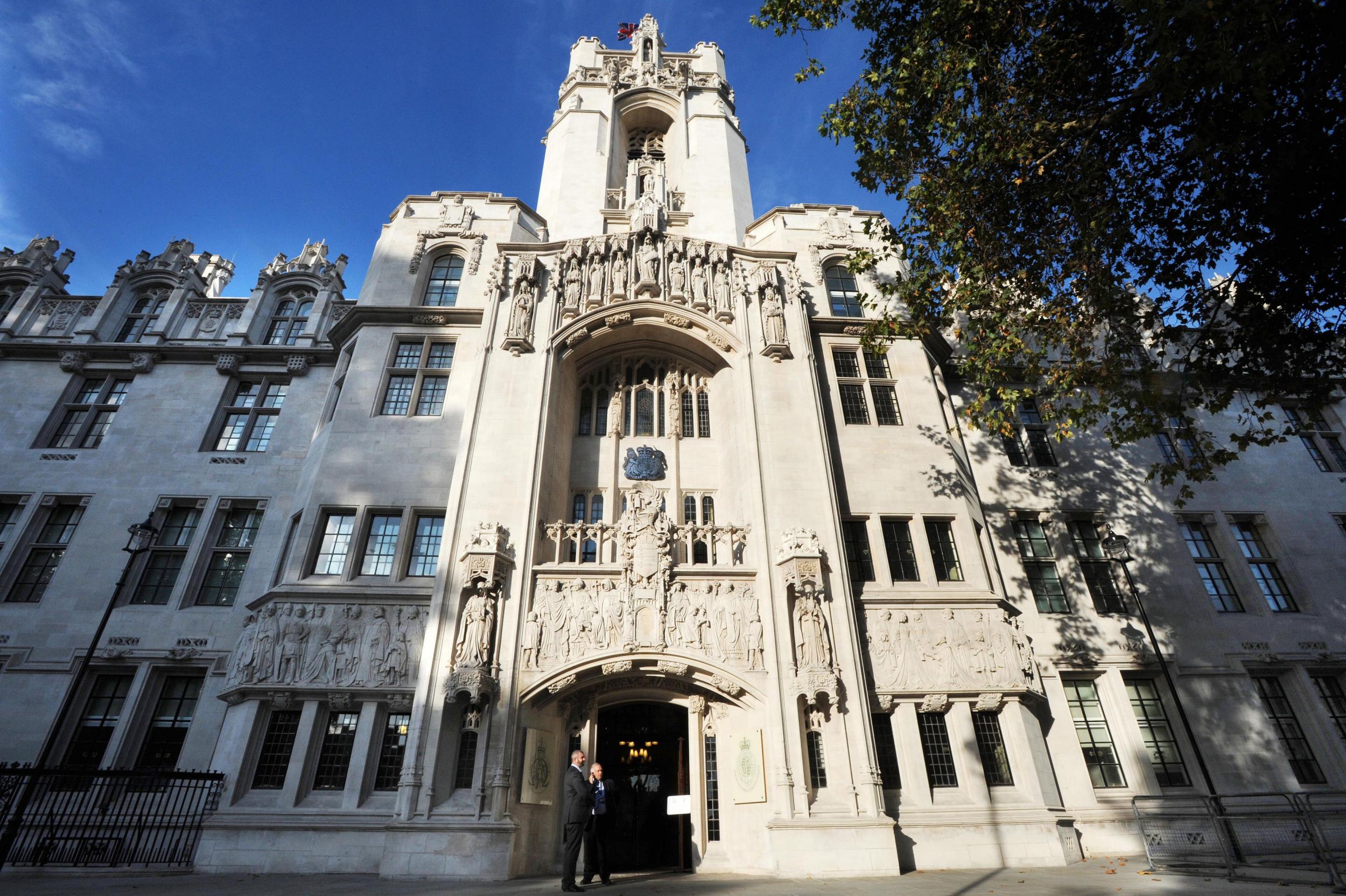 The Supreme Court building in London