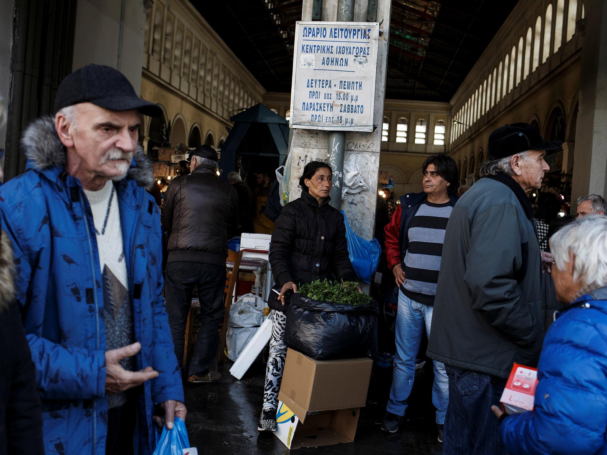 As many as 26,000 people are registered at the food bank serving central Athens