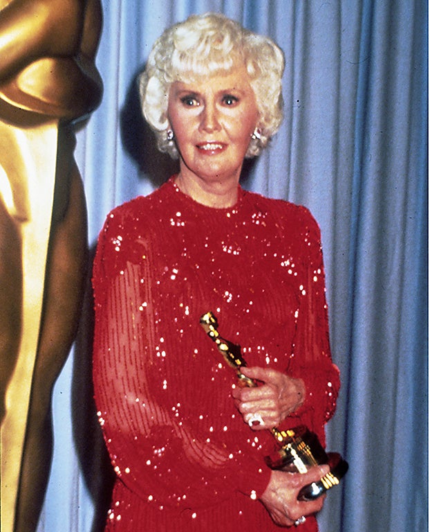 Barbara Stanwyck receiving an Honorary Oscar at the 1982 ceremony