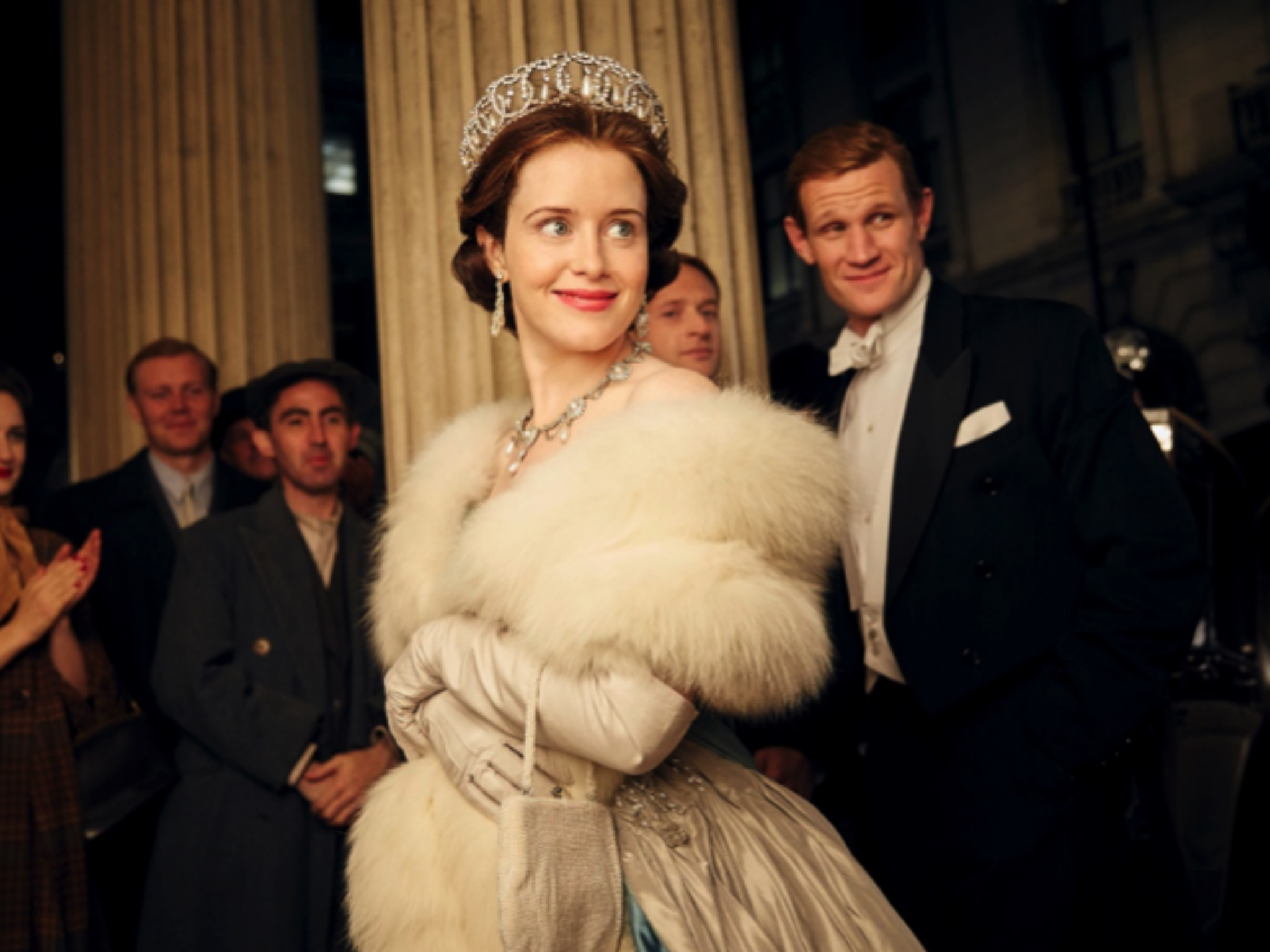 Claire Foy in The Crown