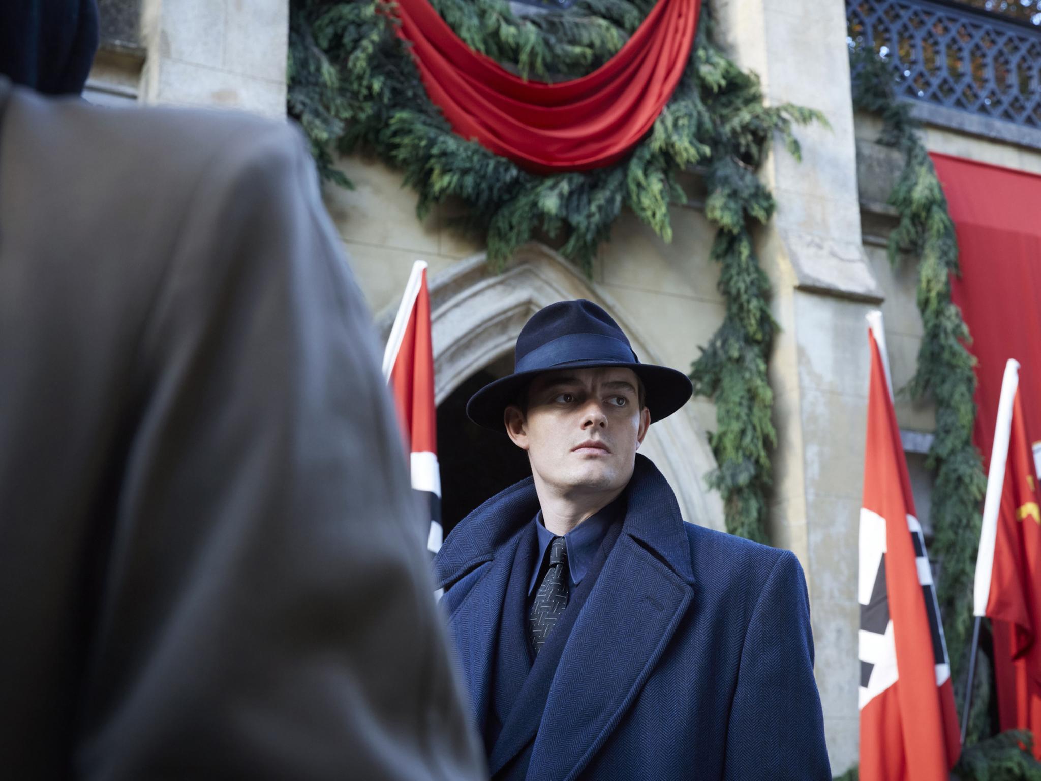 Sam Riley as Detective Superintendent Douglas Archer in BBC1's 'SS-GB'