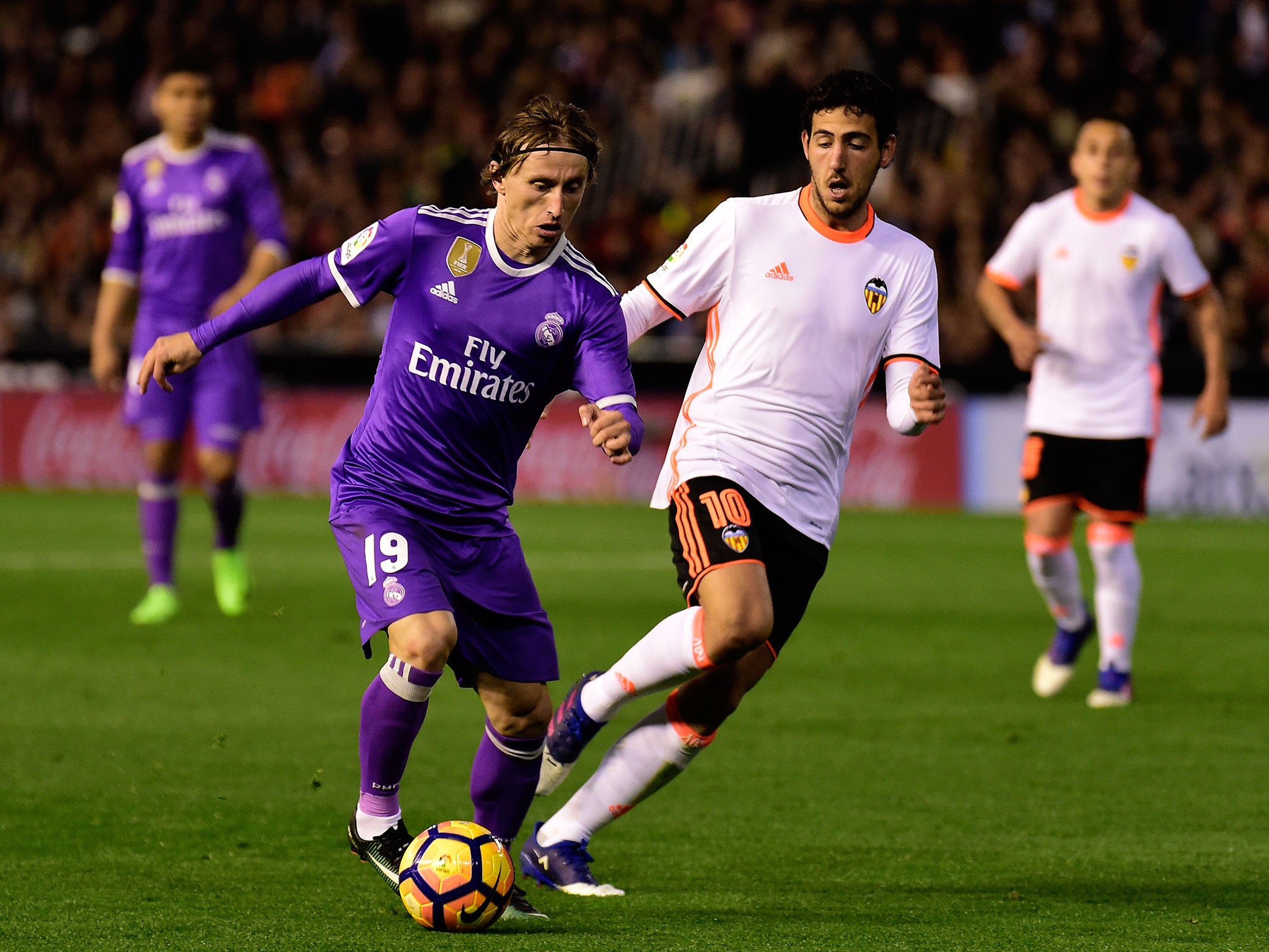 Modric in possession for Madrid