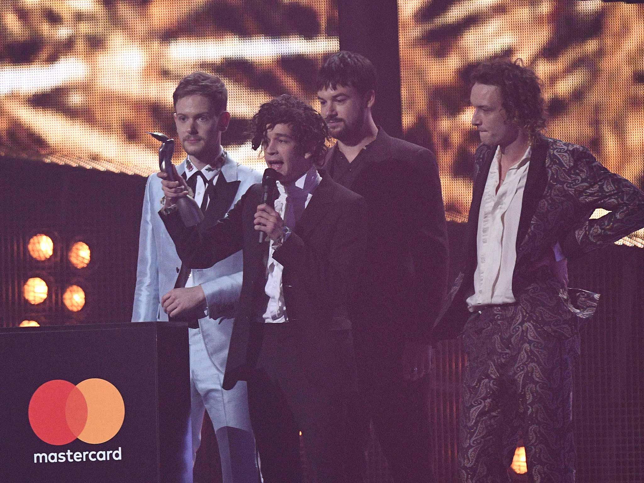 The 1975 receive their gong