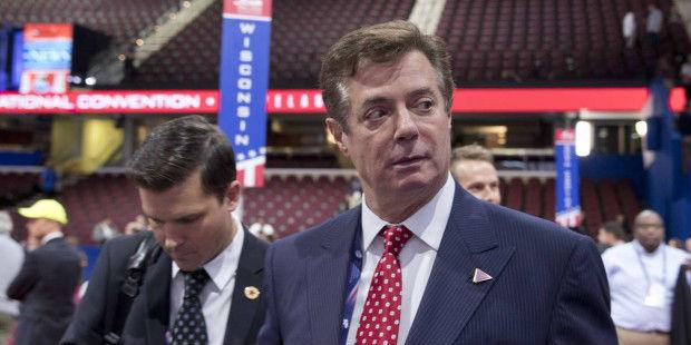 The blackmail attempt reportedly took place when Mr Manafort was working for Mr Trump